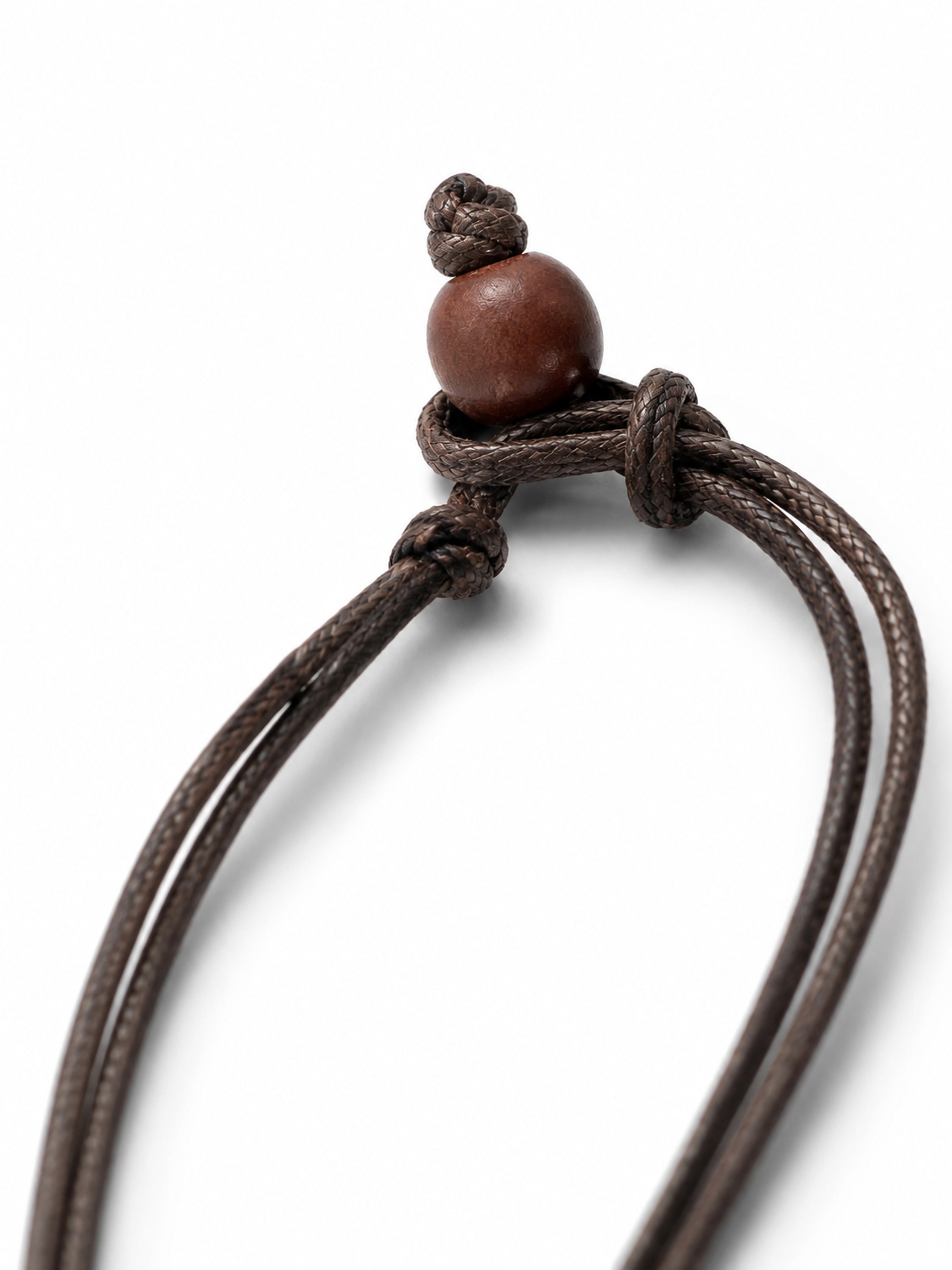COLLEZIONE ALESSANDRO Kette mit Anhänger »Marea« mit ovalem Holzanhänger und Metallinlay