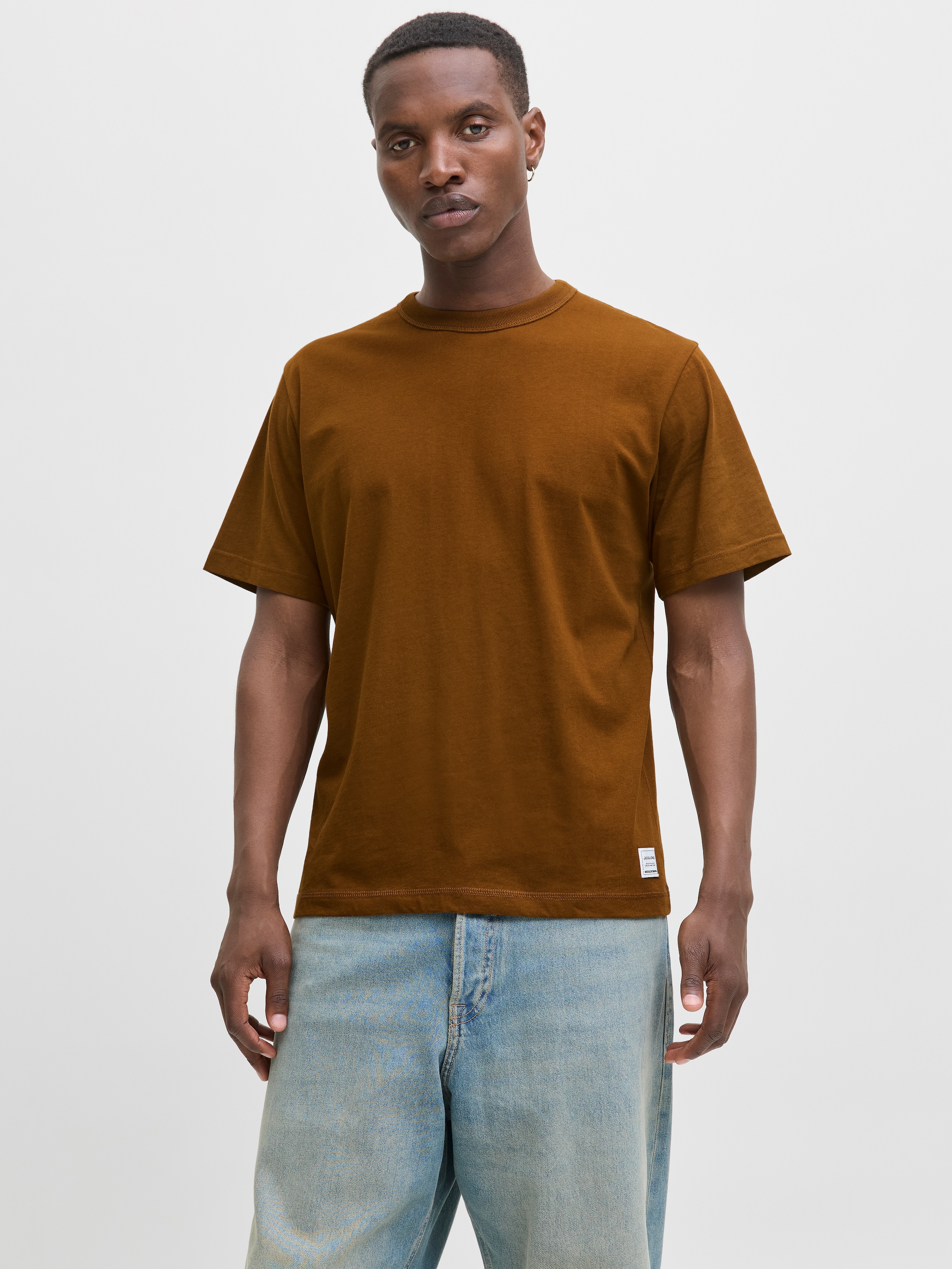 Jack & Jones Rundhalsshirt "JJEDOVER TEE SS CREW NECK" günstig online kaufen