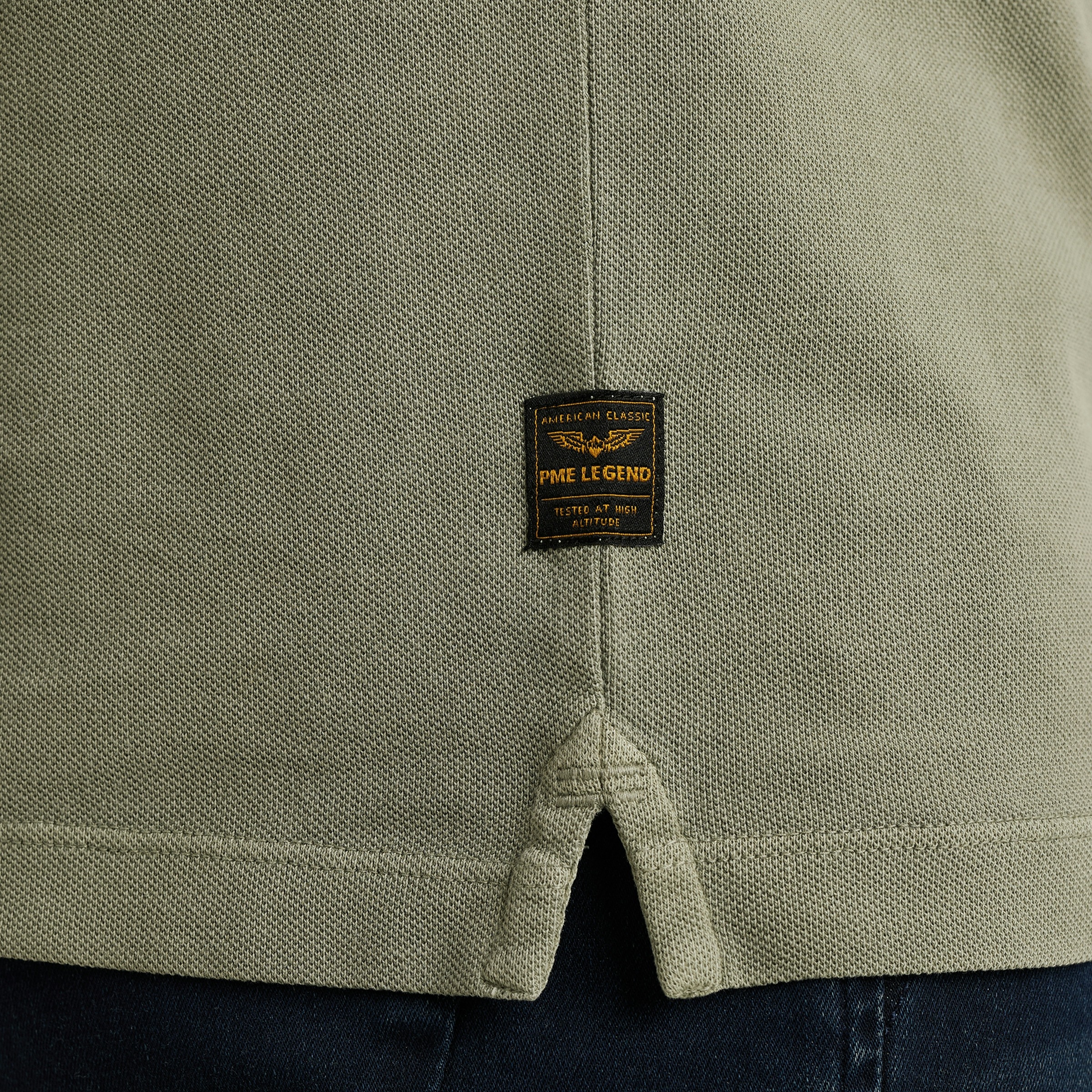 PME LEGEND Poloshirt »Short sleeve polo garment dyed pique«, mit Logo Stickerei