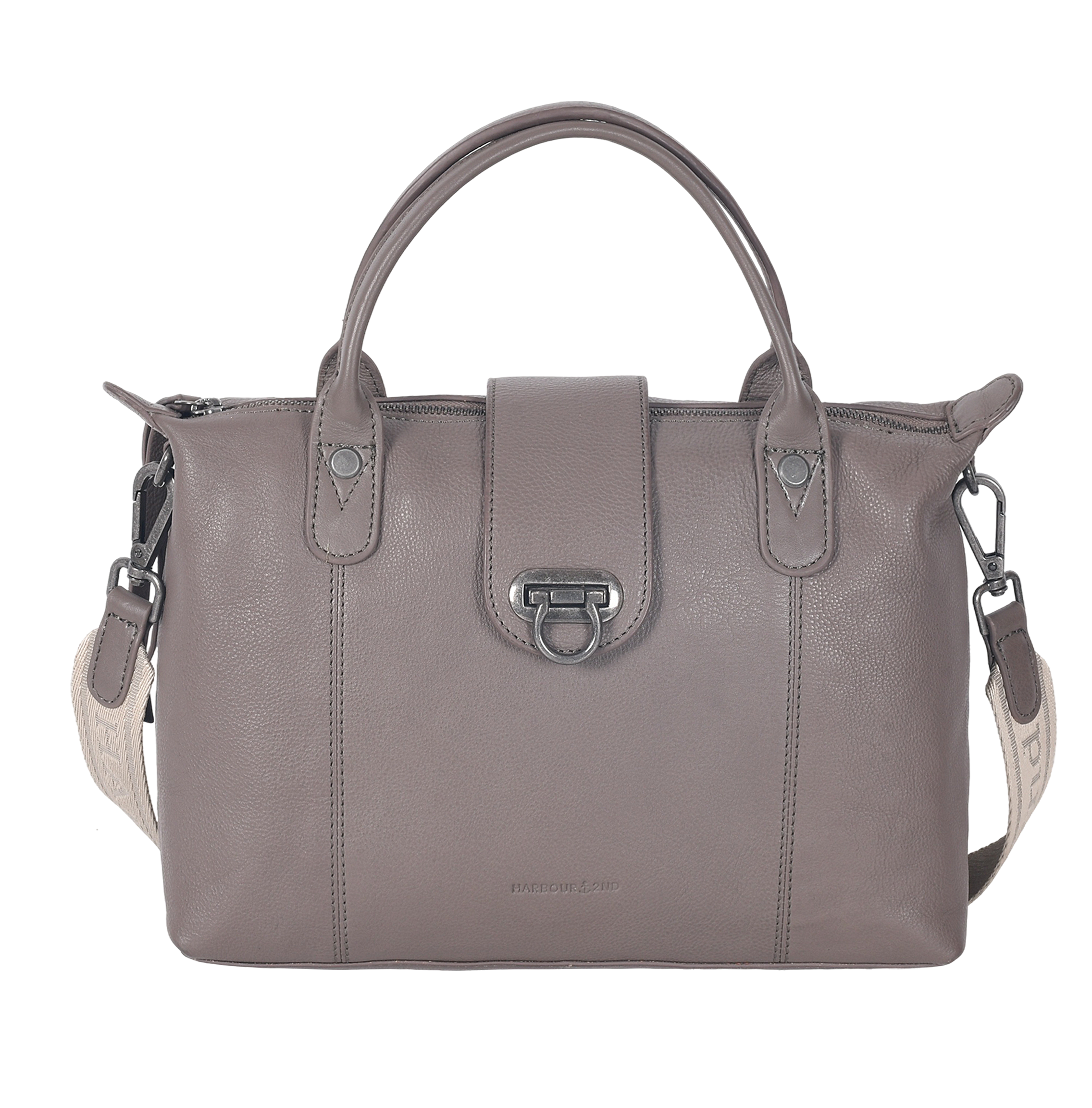 HARBOUR 2nd Shopper »Liane« , Damen Handtasche, Umhängetasche, Schultertasche mit Logoprägung
