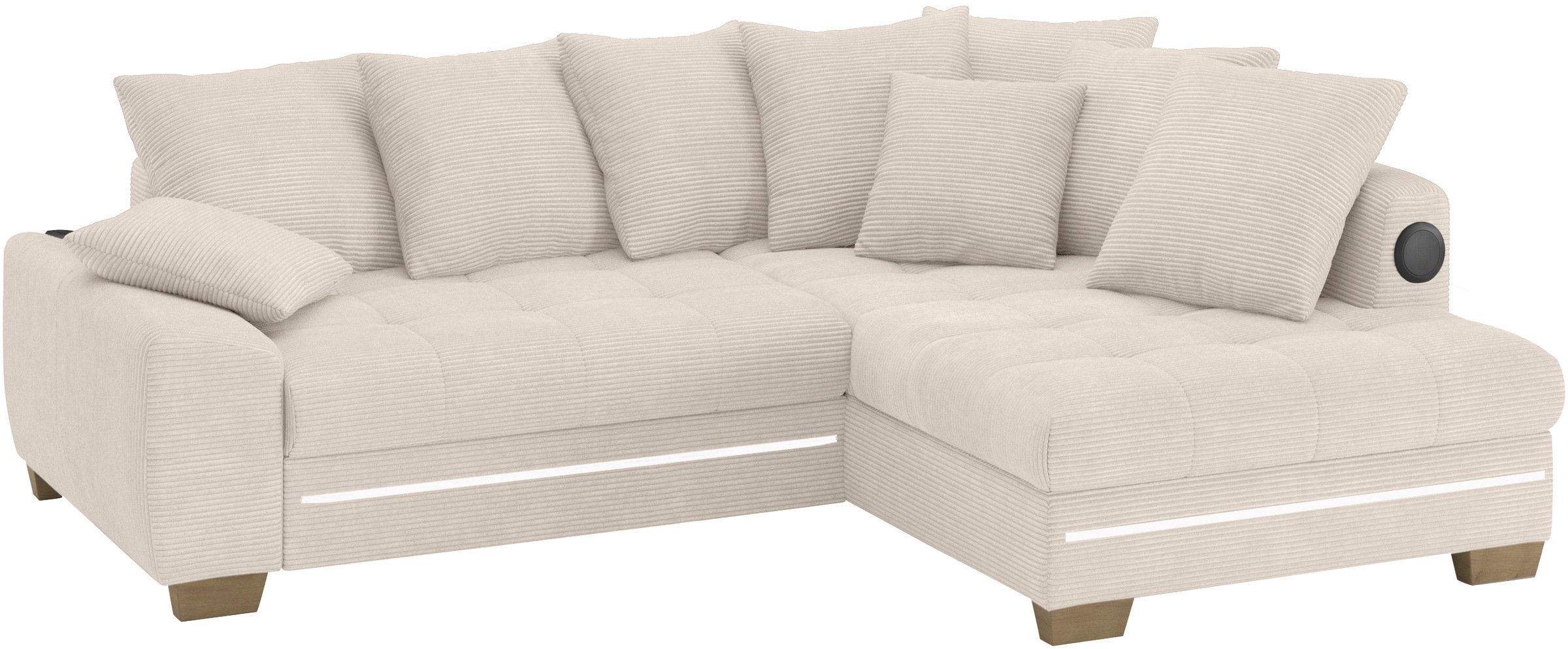 Mr. Couch Ecksofa "Nikita II, L-Form", RGB-LED, Bluetooth-Soundsystem, wahl günstig online kaufen