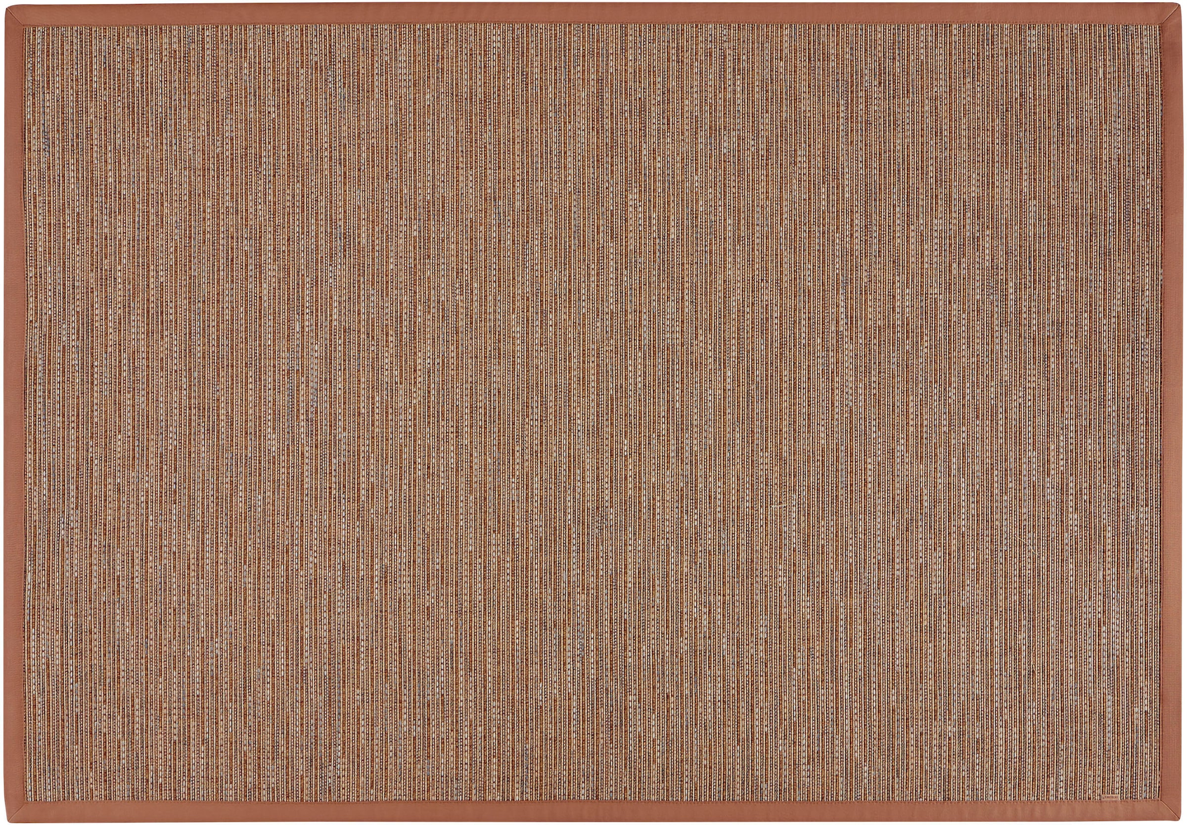 Teppich DEKOWE "Naturino Effekt", braun, B:160cm H:8mm L:230cm, Kunstfaser, Teppiche, Teppich, Flachgewebe, Sisal-Optik, mit Bordüre, In- und Outdoor geeignet