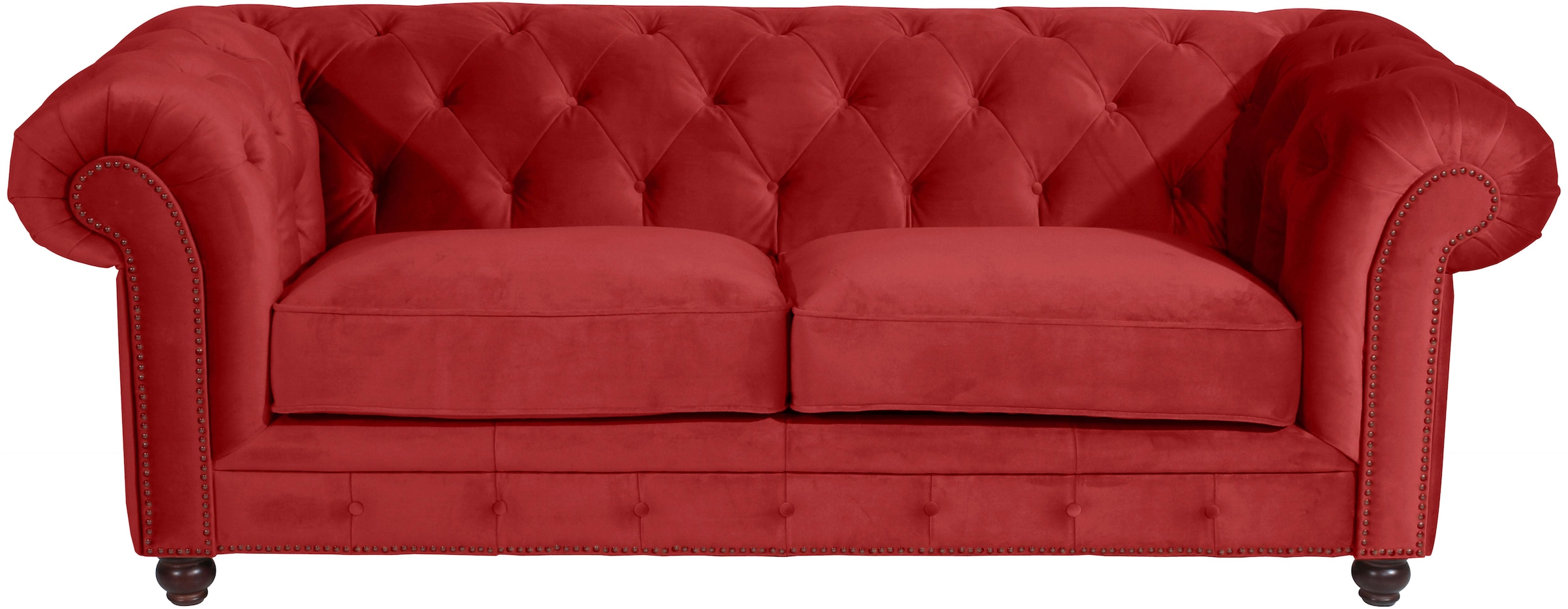Chesterfield-Sofa »Old England«, im Retrolook, Breite 218 cm