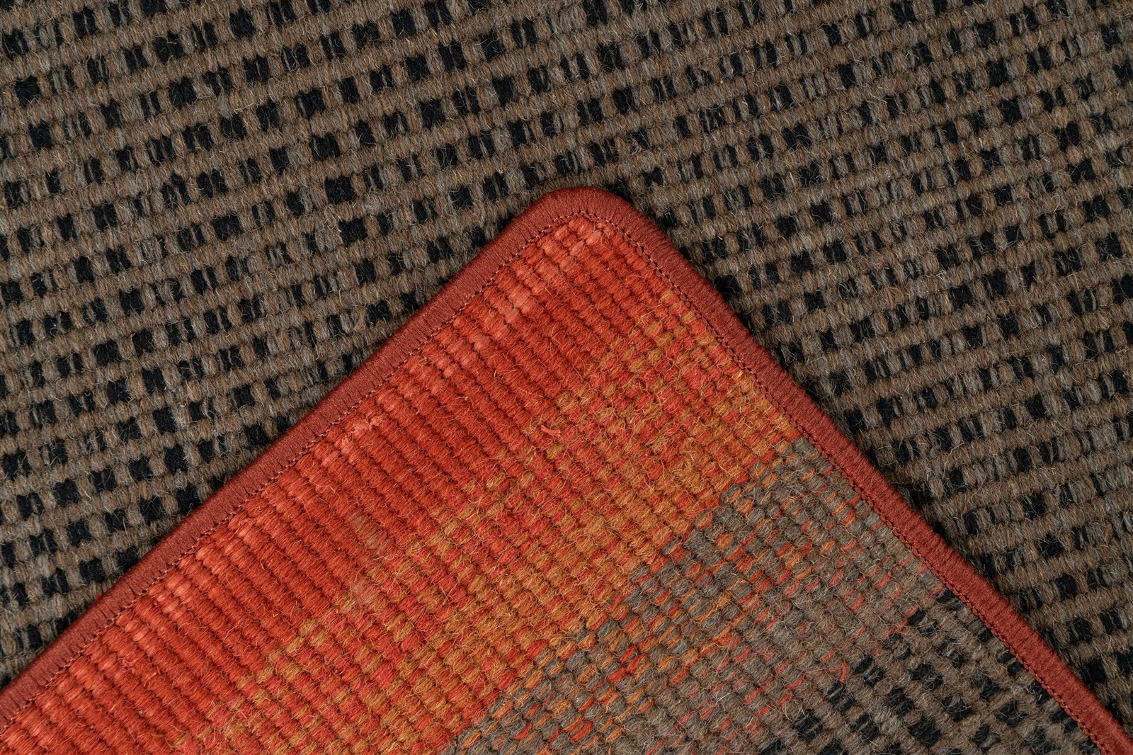 Padiro Teppich »Twice 325«, rechteckig, 13 mm Höhe, Handgearbeitet, Naturteppich, beidseitig verwendbar