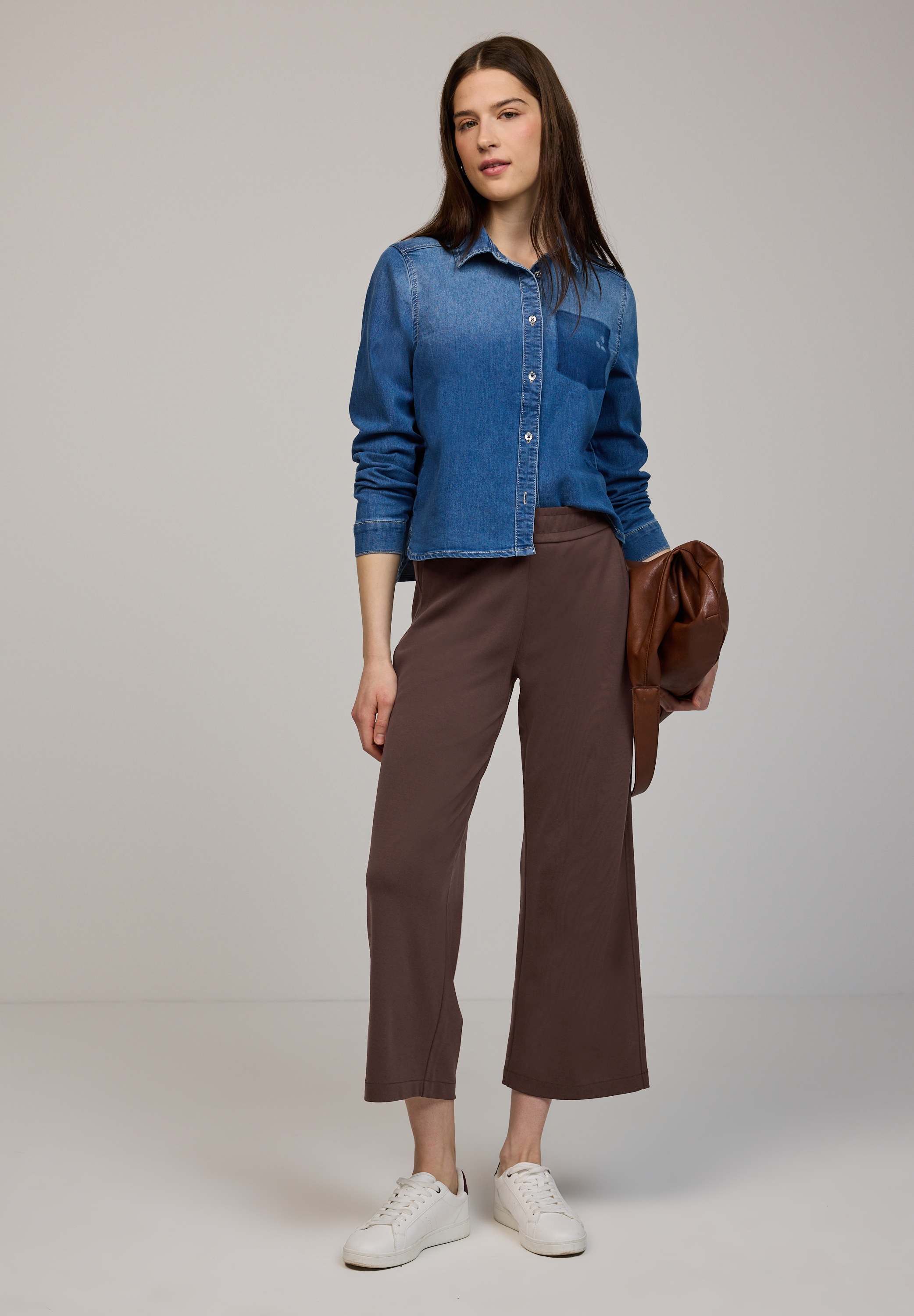 Street One Studio Women's Trousers Mahogany 40 3