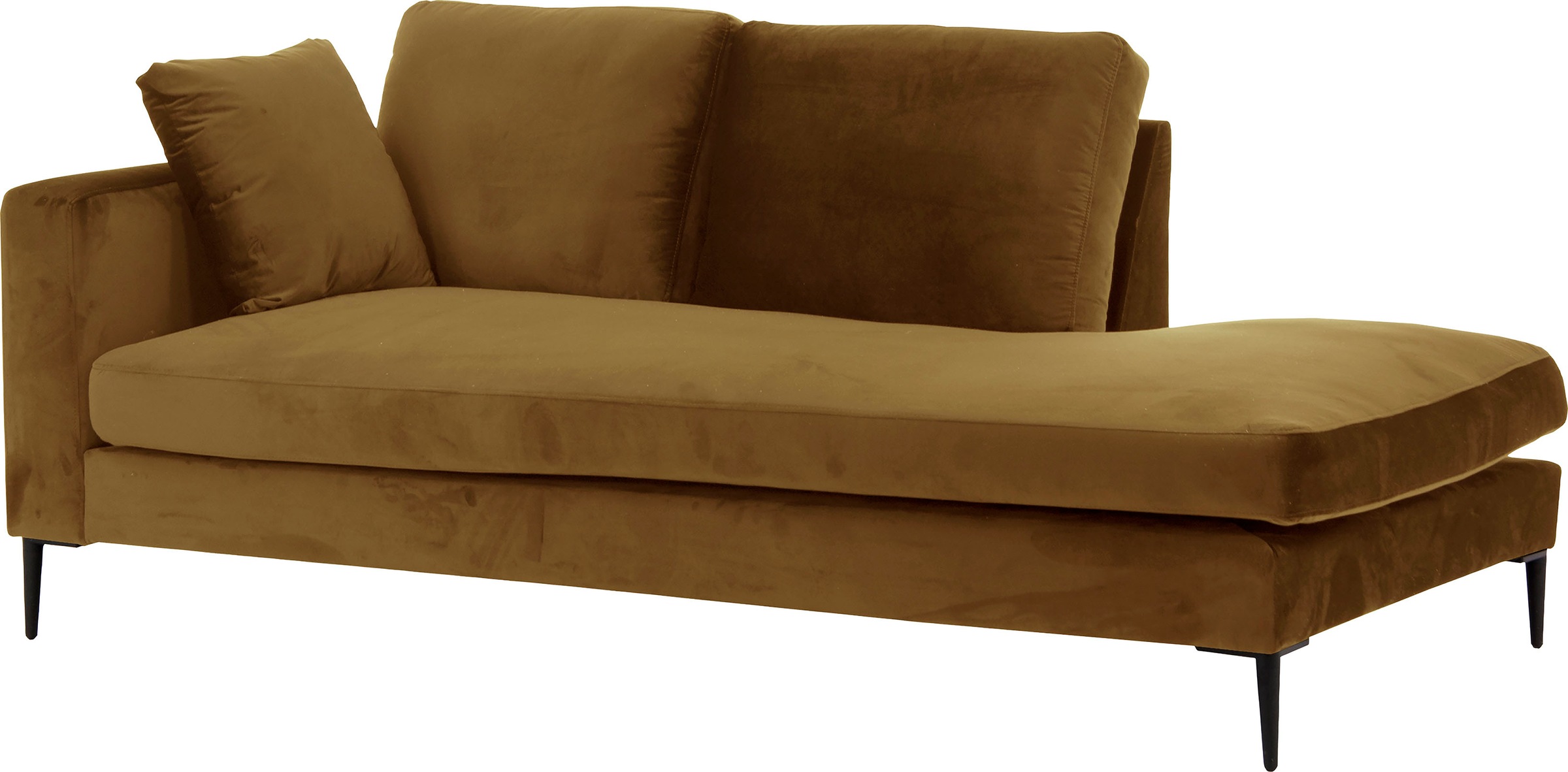 Home affaire Recamiere "Cozy Chaiselongue, Maße B/T/H: 195/97/80 cm" mit lo günstig online kaufen