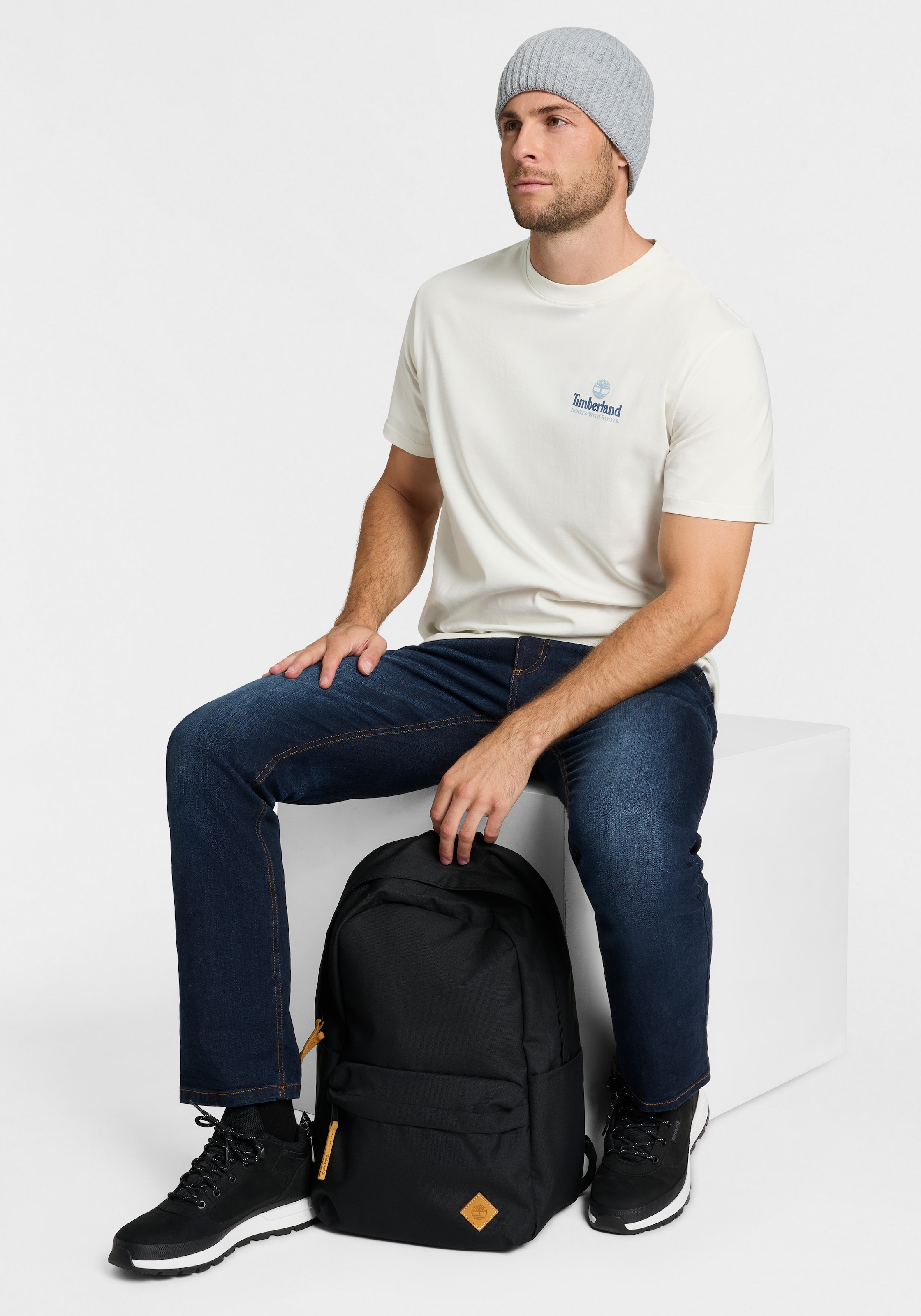 Timberland T-Shirt »Illustrated Tree Logo Back Graphic« mit Baumwolle, Kurzarmdesign
