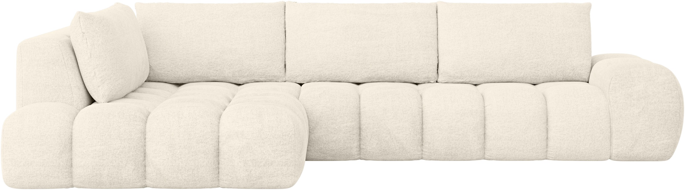OTTO home Ecksofa "AZITA L-Form, XXL 352 cm Designsofa in Bubble-Opitk" los günstig online kaufen