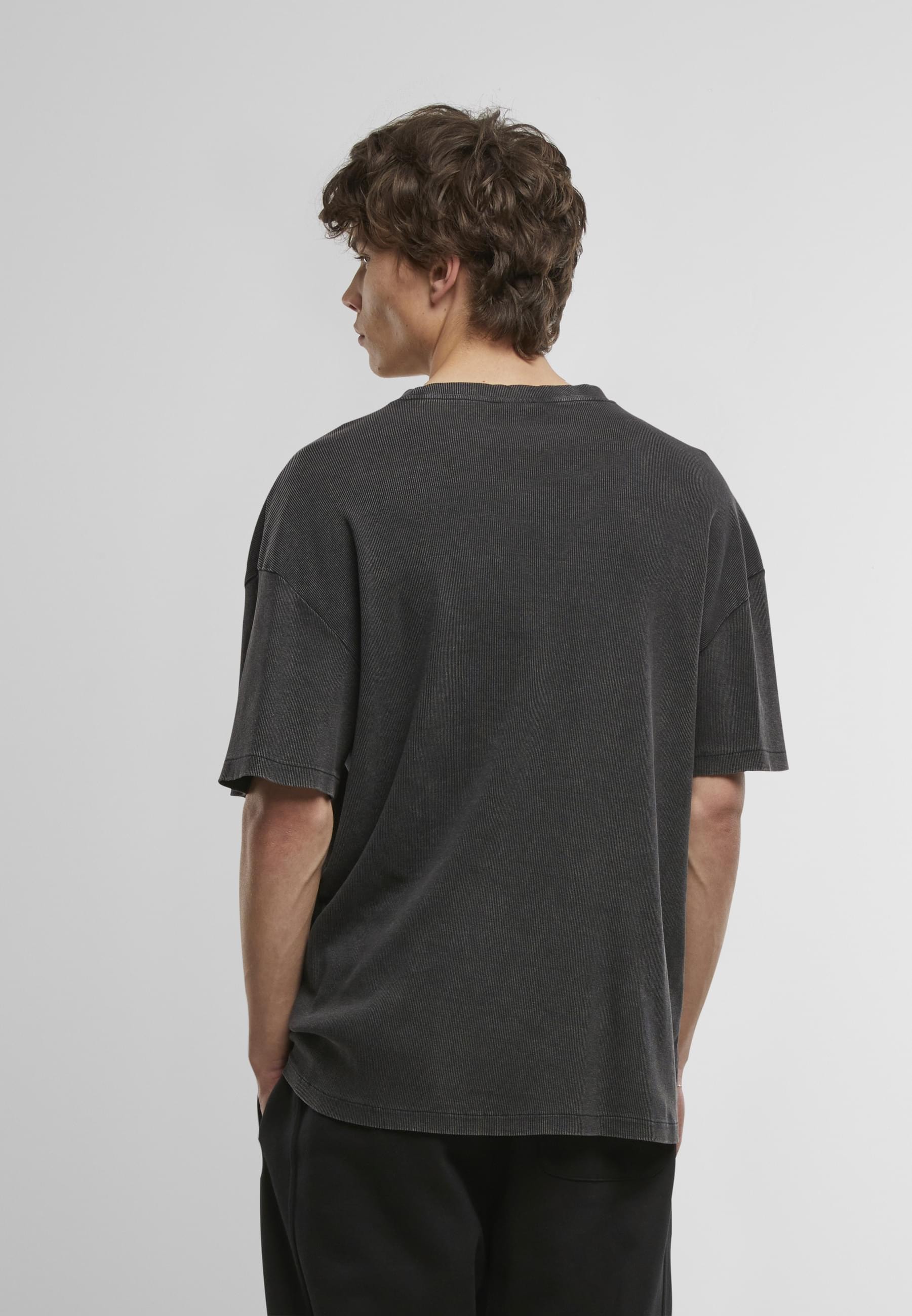 URBAN CLASSICS T-Shirt »Urban Classics Washed Rib Tee«, (1 tlg.)