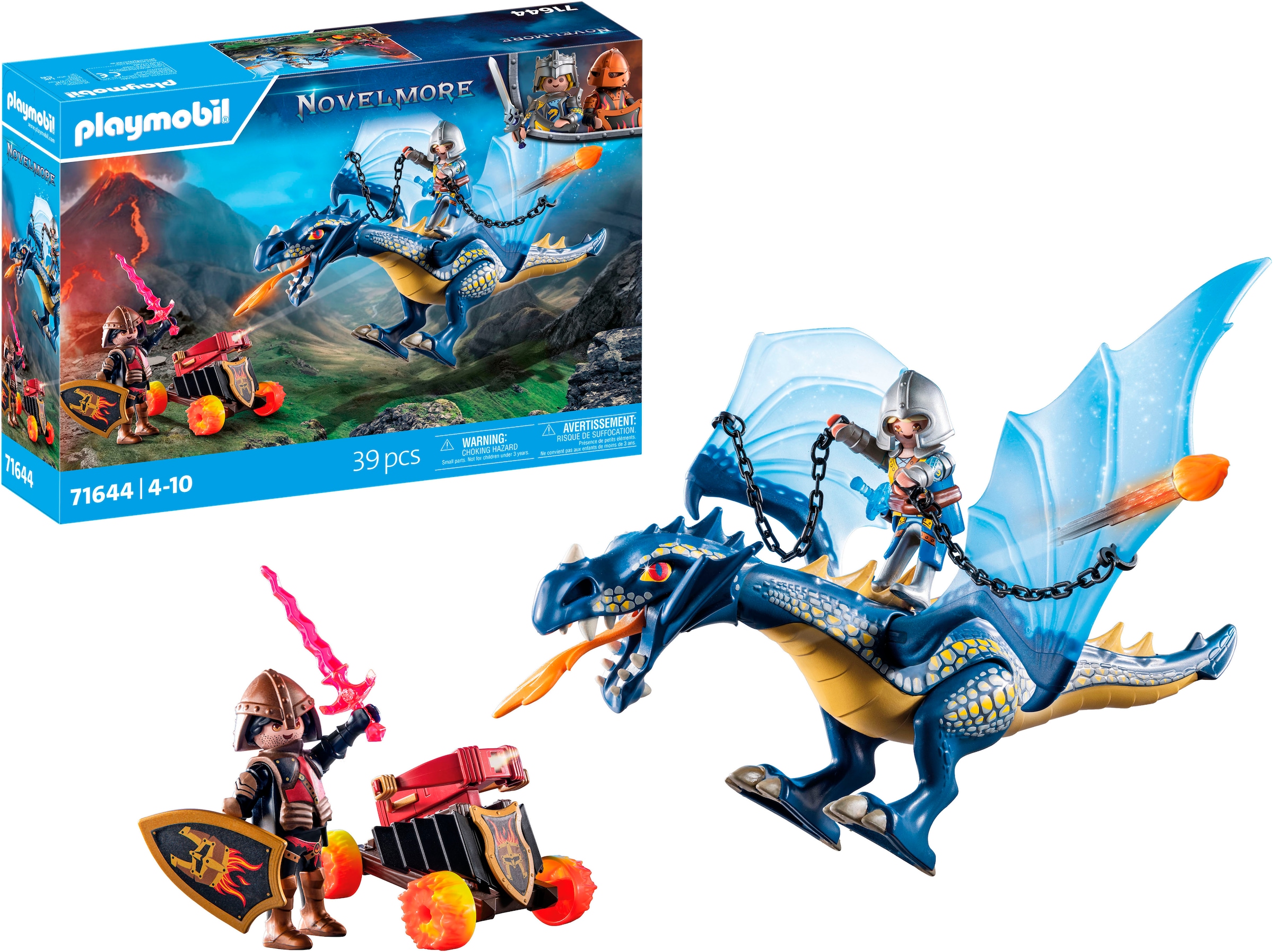 Playmobil® Konstruktions-Spielset »Drache im Gefecht (71644), Novelmore« Made in Europe