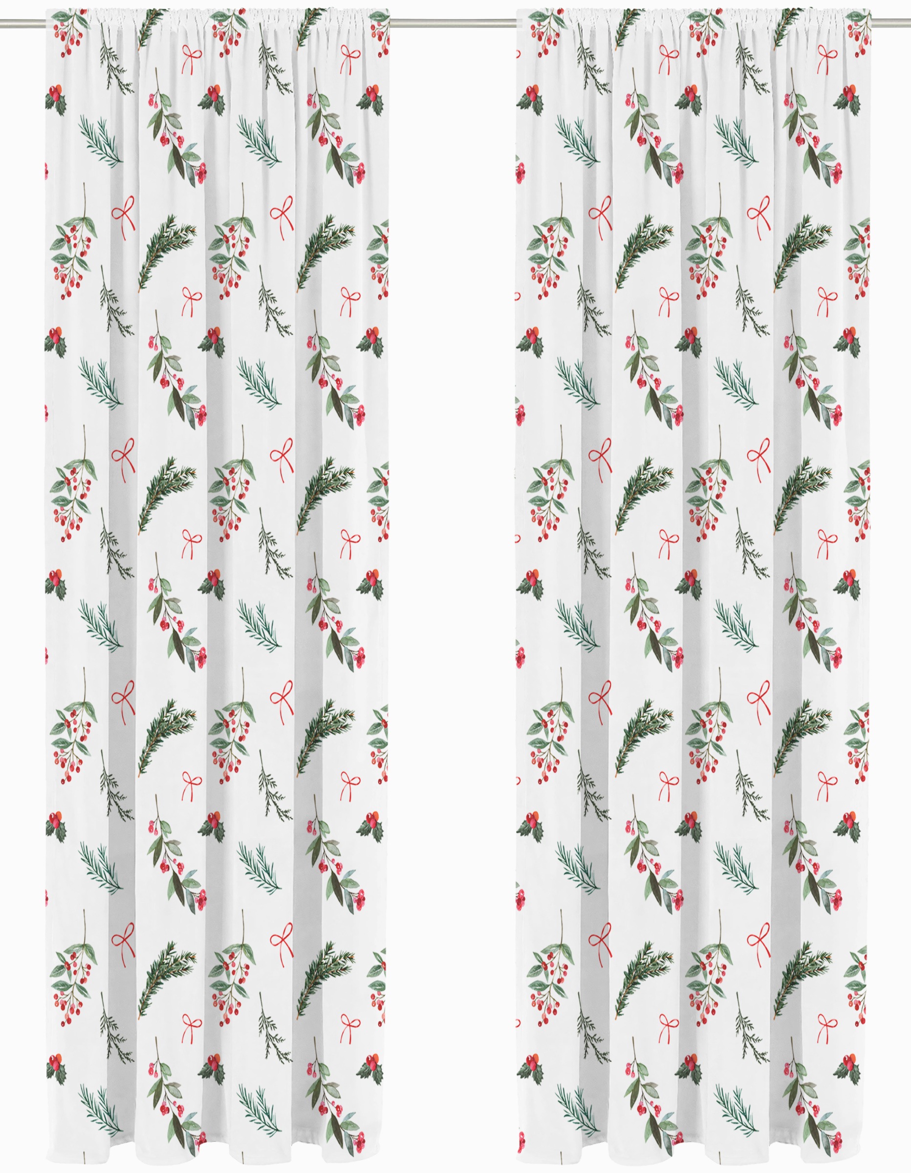 my home Gardine "Joy" Stangendurchzug 1 Stk. tlg. günstig online kaufen