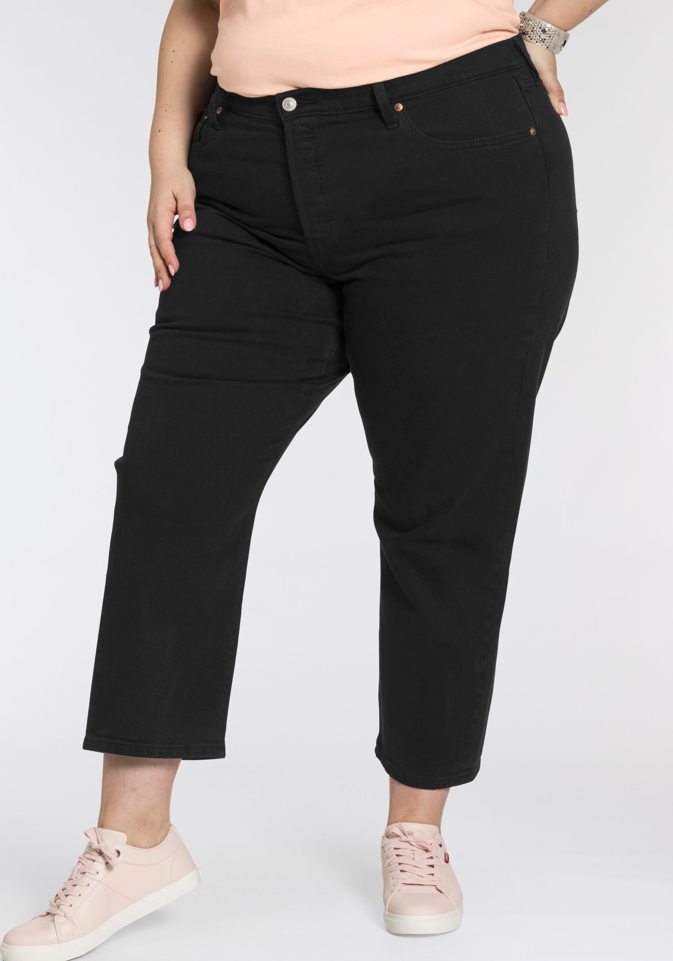 Levi's® Plus 7/8-Jeans »501® CROP«, in klassischer Leibhöhe