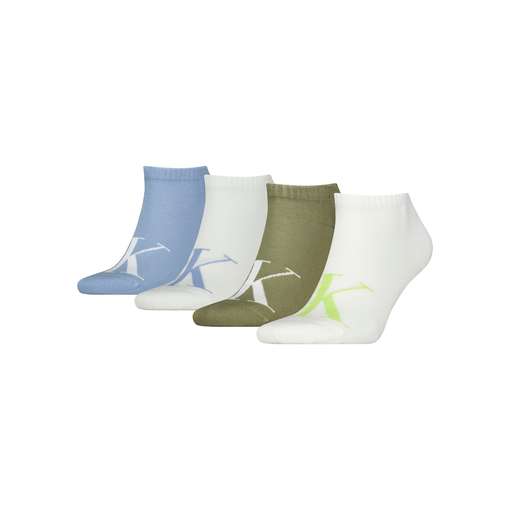 Calvin Klein Jeans Kurzsocken »CKJ MEN SNEAKER 4P LOGO«, (Packung), Short-Socks