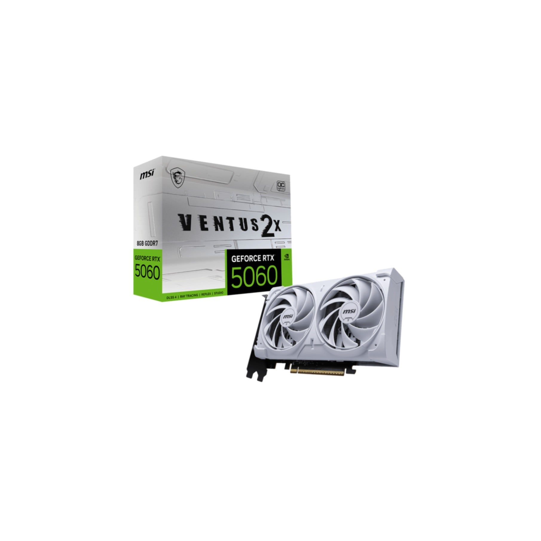 MSI Grafikkarte »GeForce RTX 5060 8G VENTUS 2X OC WHITE«