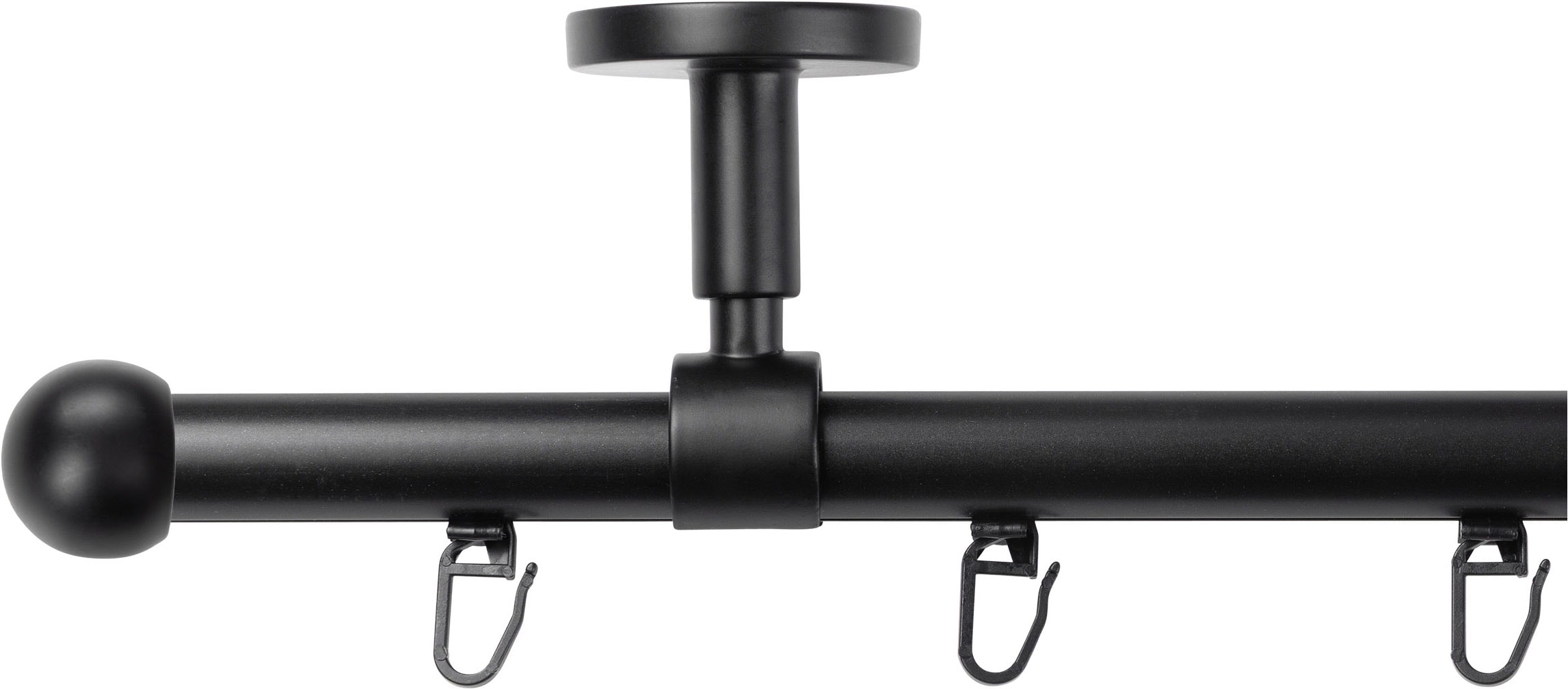 SN DECO GROUP Gardinenstange "Gardinenstange Innenlauf Straßburg Ø 19 mm, 1-läufig, Fixmaß" Ø 19 mm Fixmaß;kürzbar