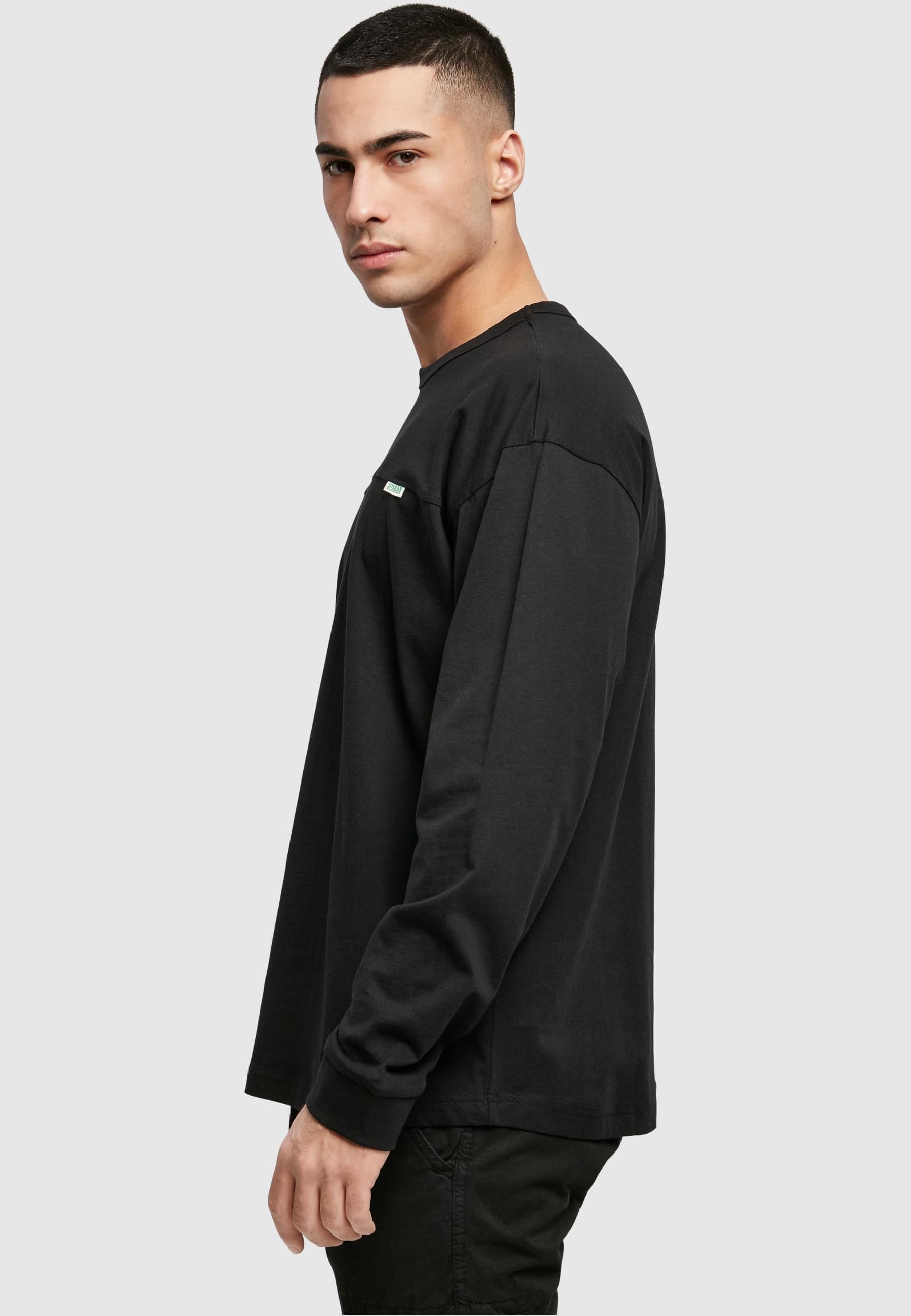 URBAN CLASSICS Longsleeve »Urban Classics Herren Organic Cotton Short Curved Oversized LS«, (1 tlg.)