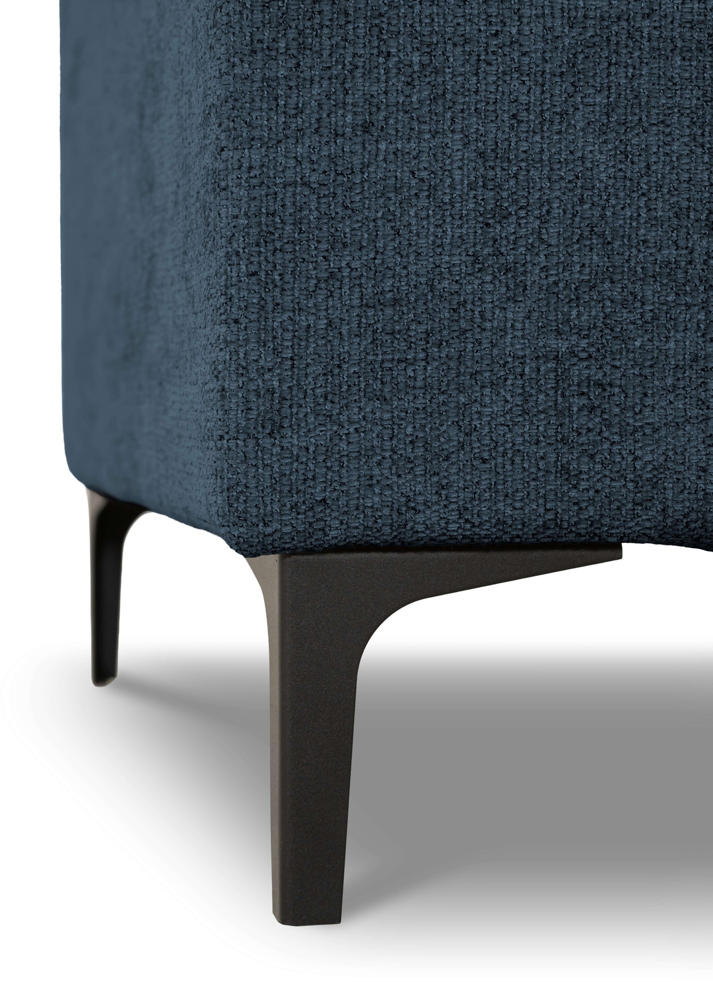 OTTO home 2-Sitzer »Kompaktsofa Oland mit modernem Chenille-Bezug« 164 cm, Wellenunterfederung, Skandi-Design, Metallfüße