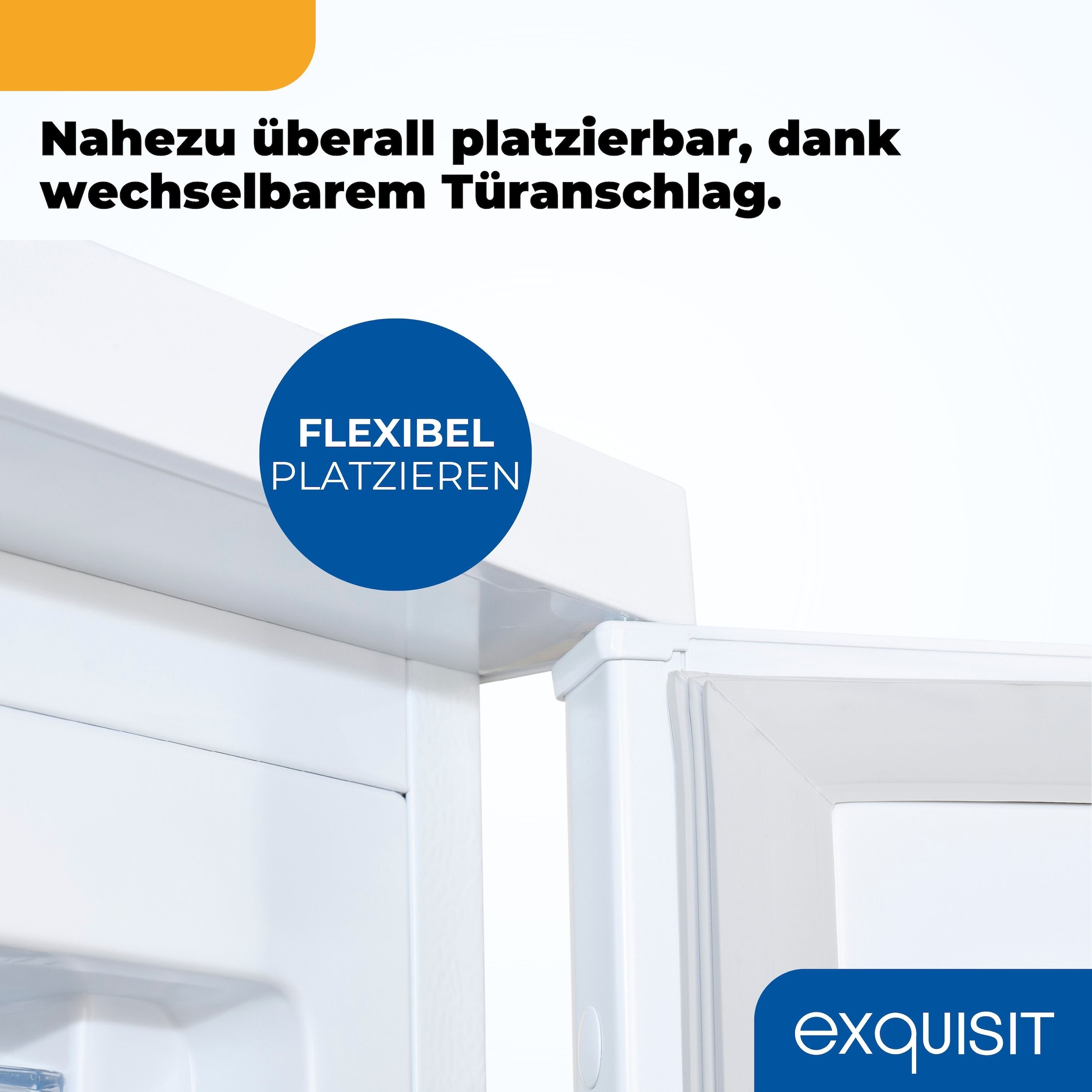 exquisit Gefrierschrank »GS81-H-010C weiss« 84,5 cm hoch 56 cm breit Türgriff für Komfort, flexible Gefrierschubladen für mehr Ordnung