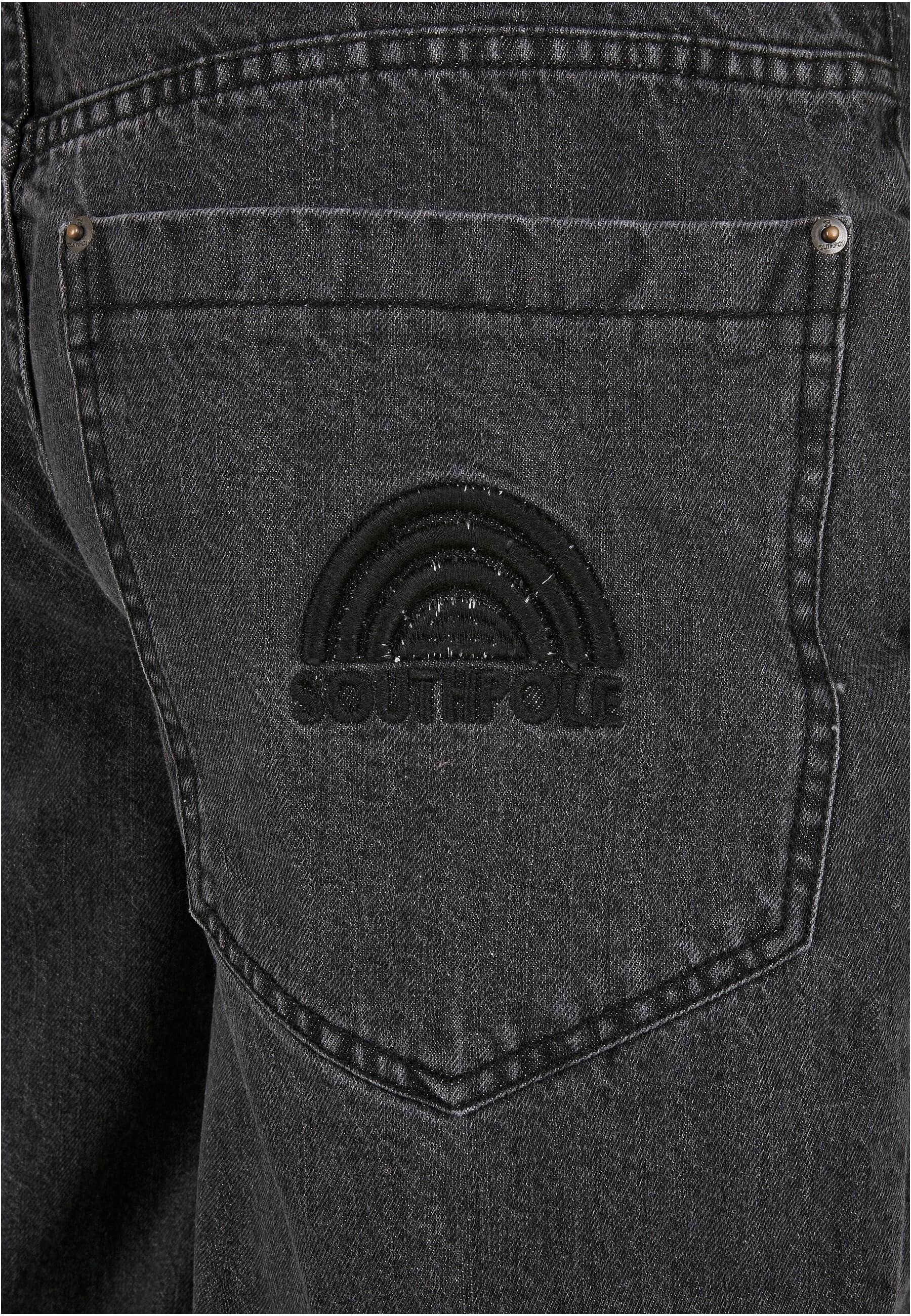 Southpole Bequeme Jeans »Southpole Herren Southpole 3D Embroidery Denim«, (1 tlg.)