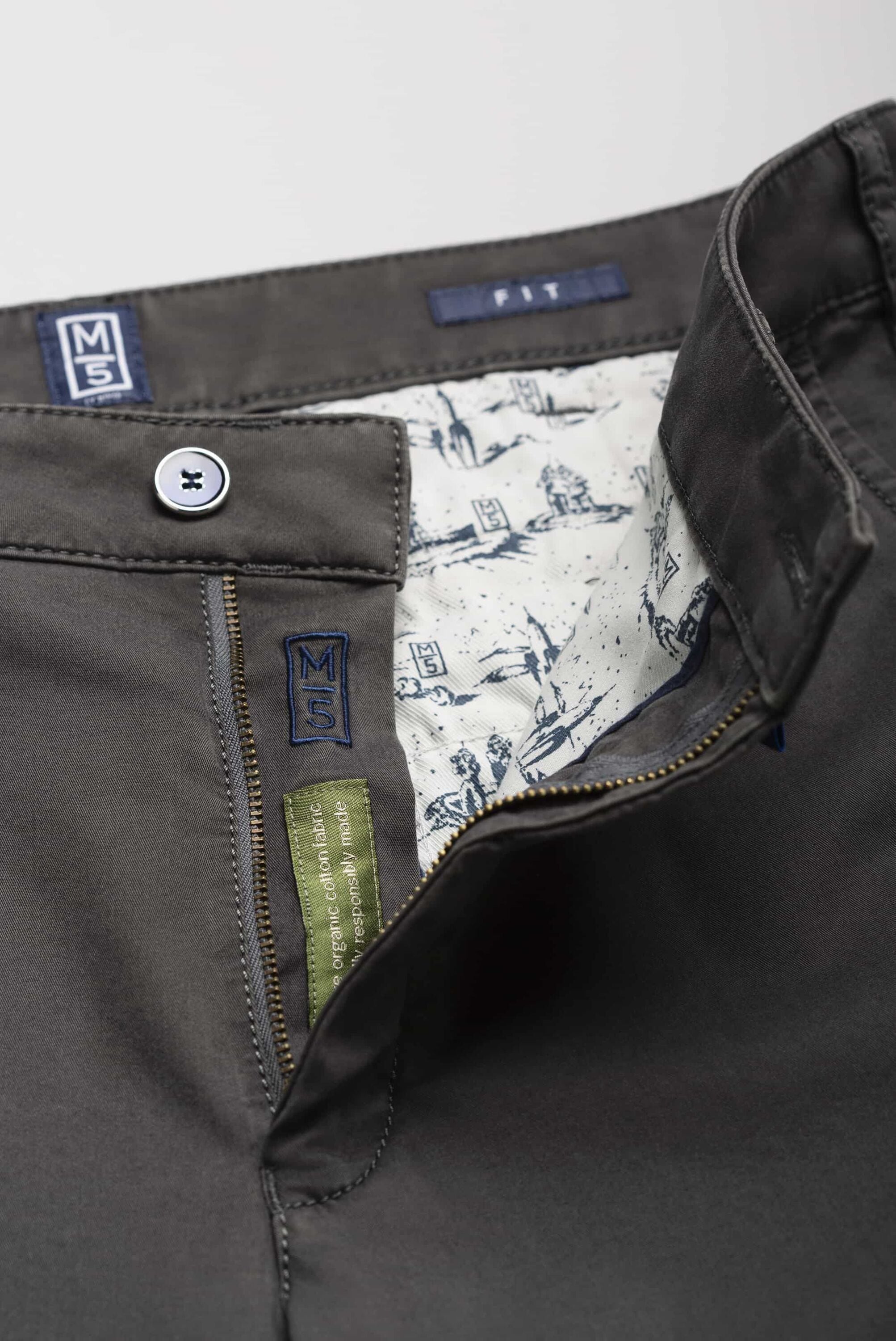 MEYER Chinos »M5 Chino«, im unifarbenen Design