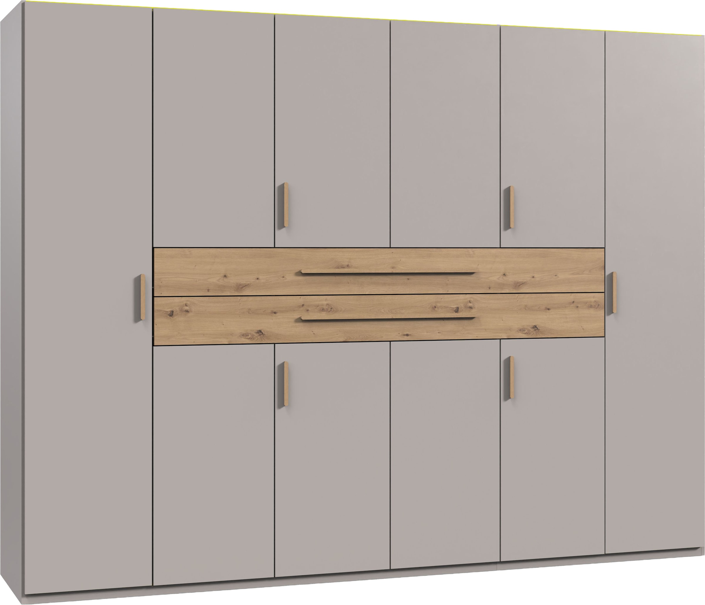 Wimex Drehtürenschrank "Digit, erhältlich in den Breiten 180cm, 225cm oder 270cm" Schlafzimmer Schrank Bestseller in moderner Optik, Kleiderschrank inkl. zwei Schubkästen in zentraler Höhe