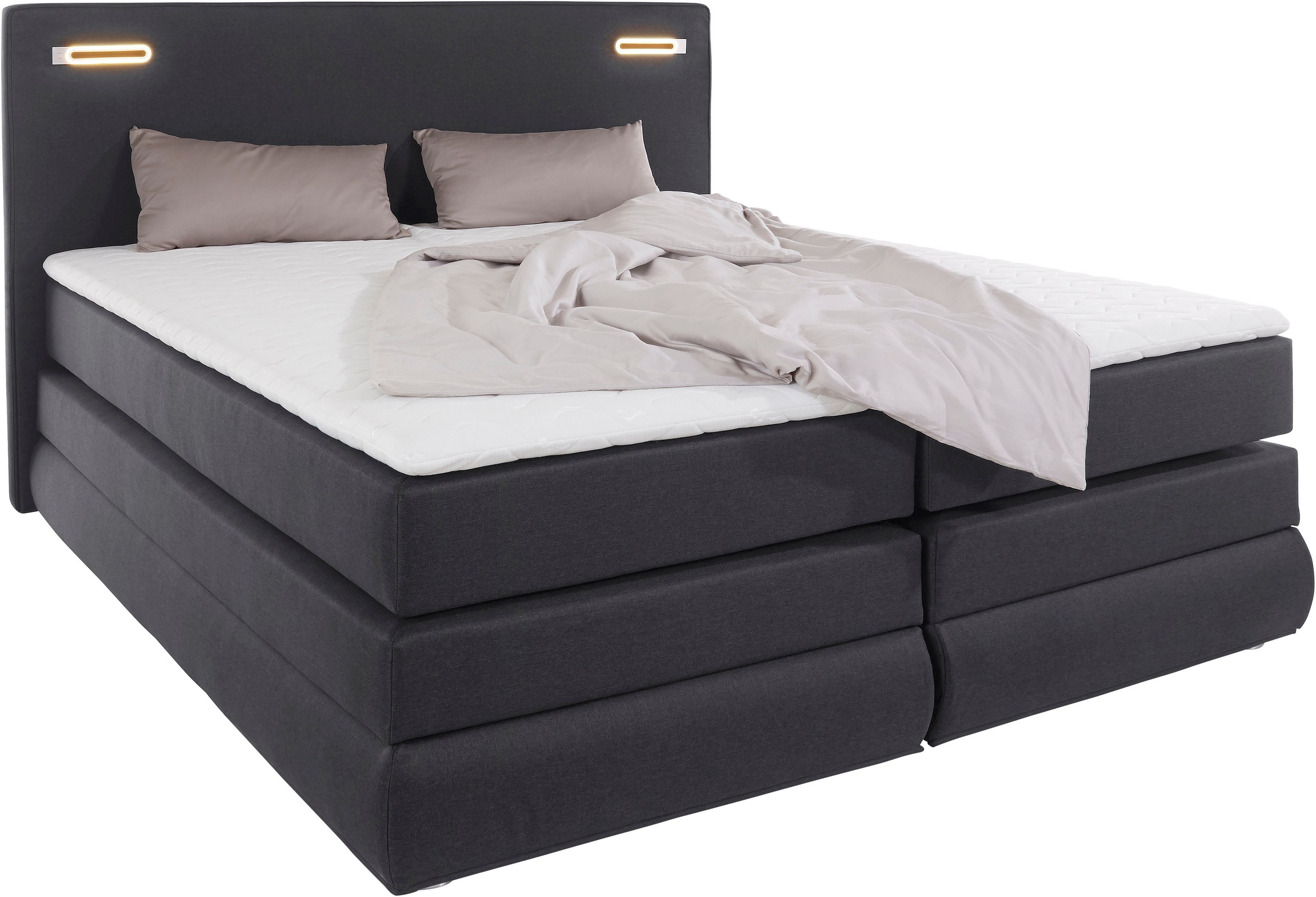 COLLECTION AB Boxspringbett "Ninoni" inkl. Bettkasten, Topper und wahlweise günstig online kaufen