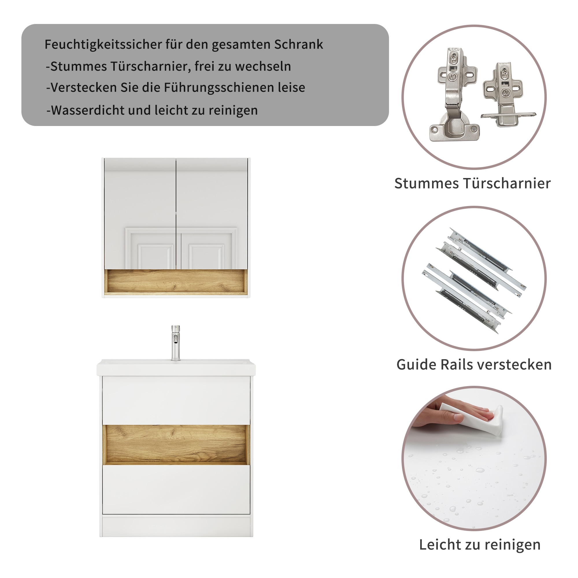 welltime Badezimmer-Set »Valencia«