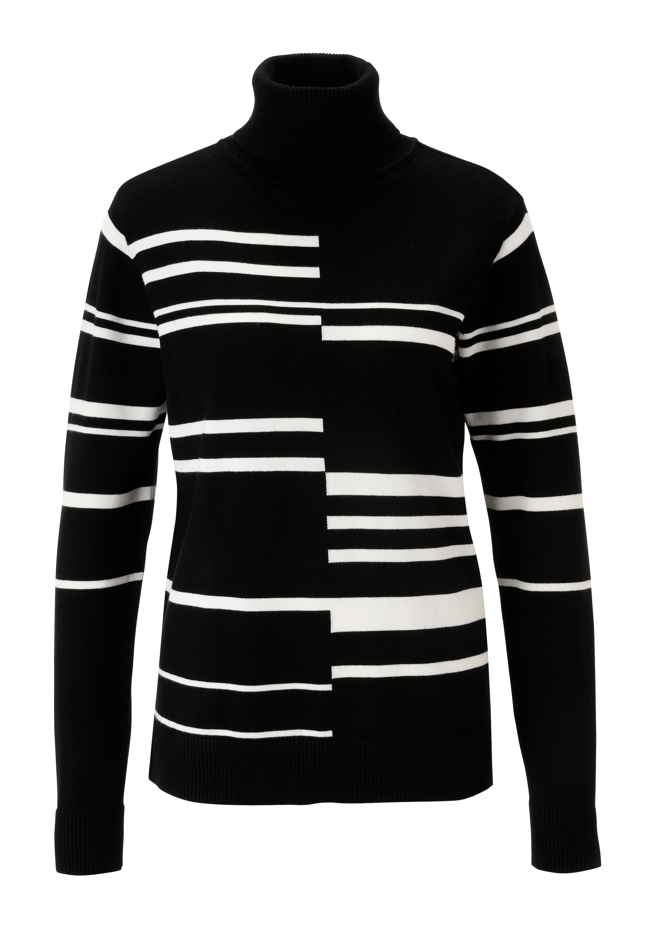 Aniston SELECTED Strickpullover, im geometrisch unterbrochenen Streifen-Dessin - NEUE KOLLEKTION