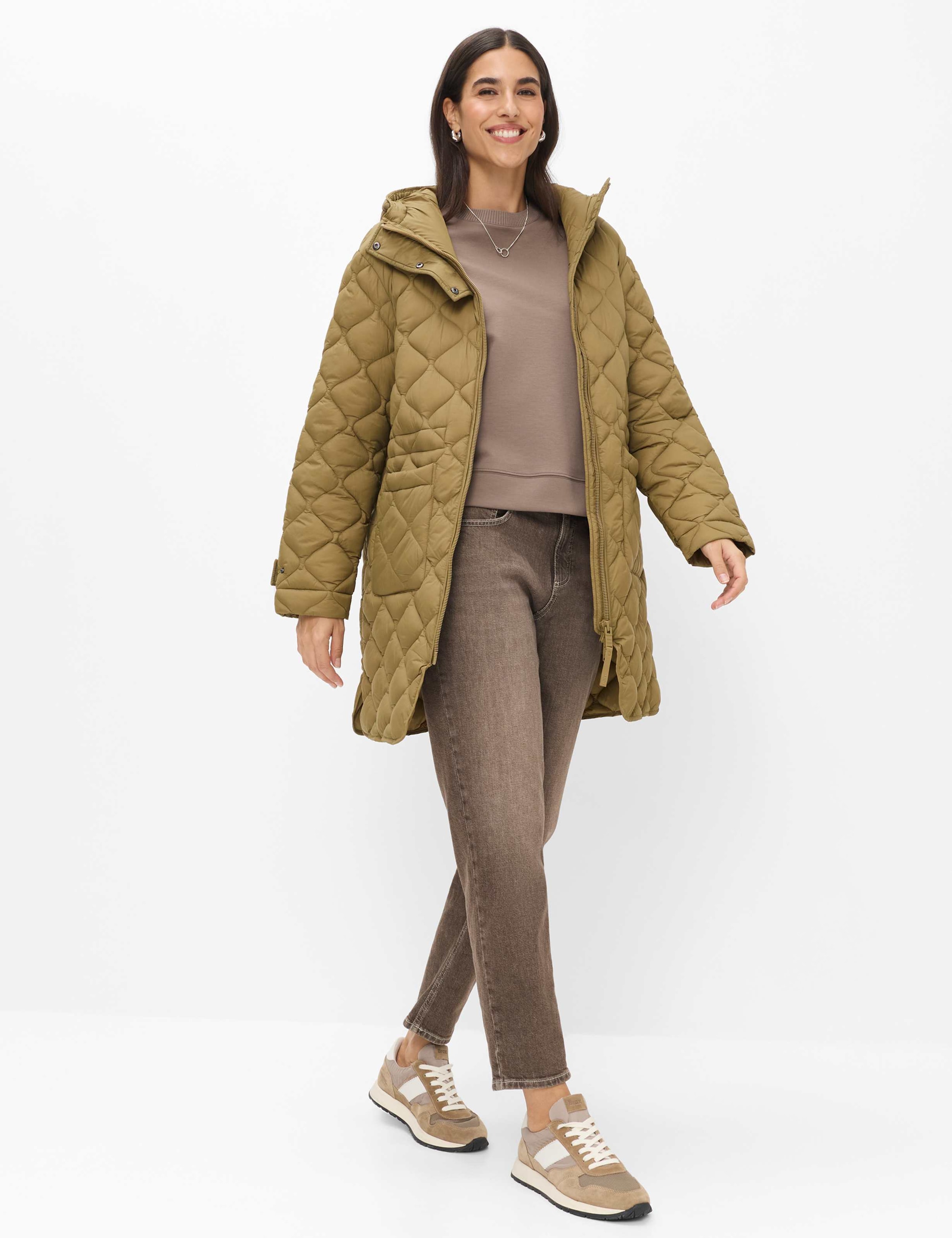 Brax Kurzarmshirt »Style BERTA M« Interlock: Sweatshirt im Viskosemix