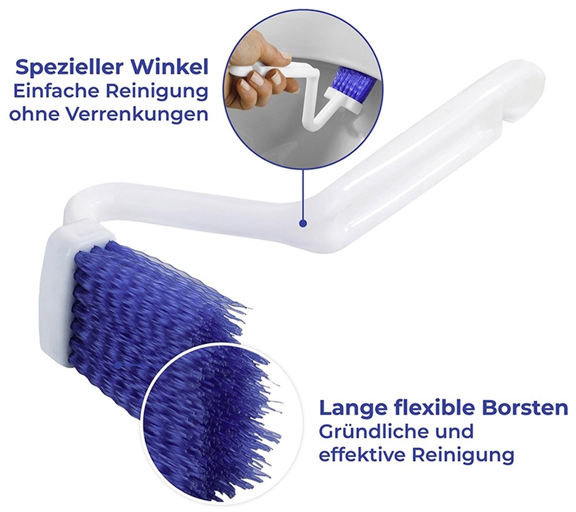 Maximex Reinigungs-Set »WC-Randreiniger und WC-Aktiv-Haftgel«, bei hartnäckigen Verschmutzungen der Toilette, je 500 ml, Ozean-Duft