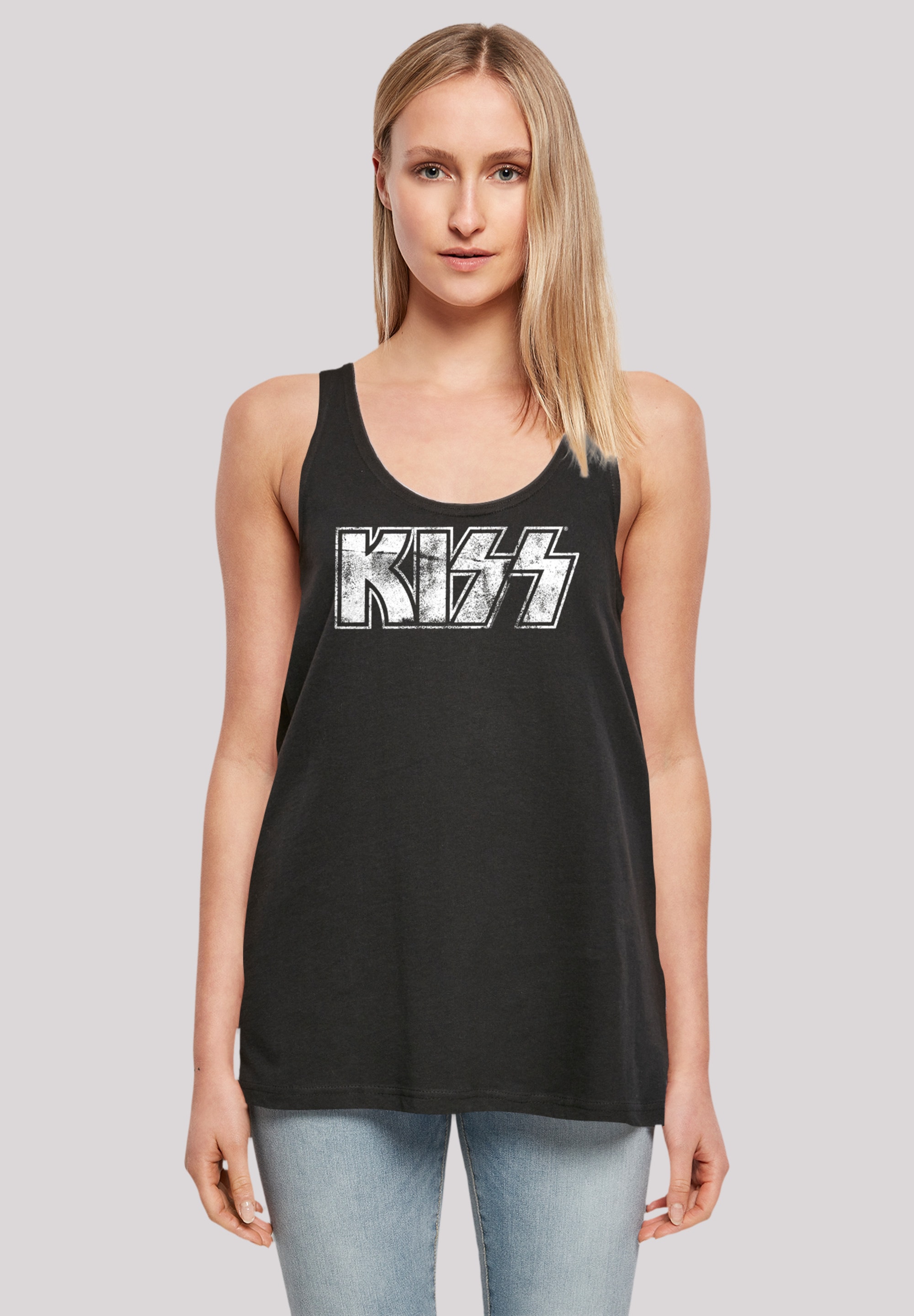 F4NT4STIC T-Shirt »Kiss Rock Band Vintage Logo«, Premium Qualität, Musik, By Rock Off