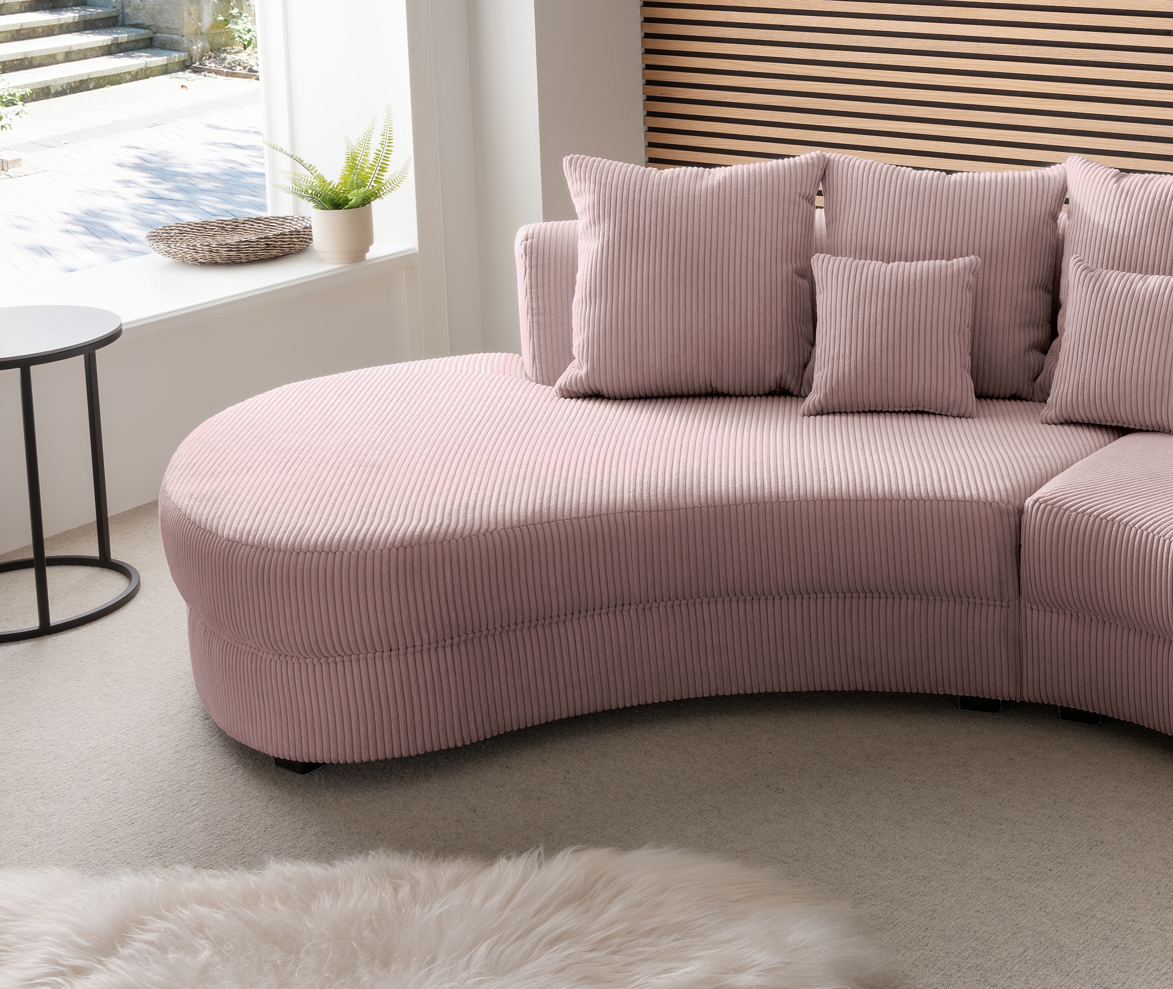 INOSIGN Ecksofa »Limoncello organische Formensprache, L-Form«, ergonomische Form