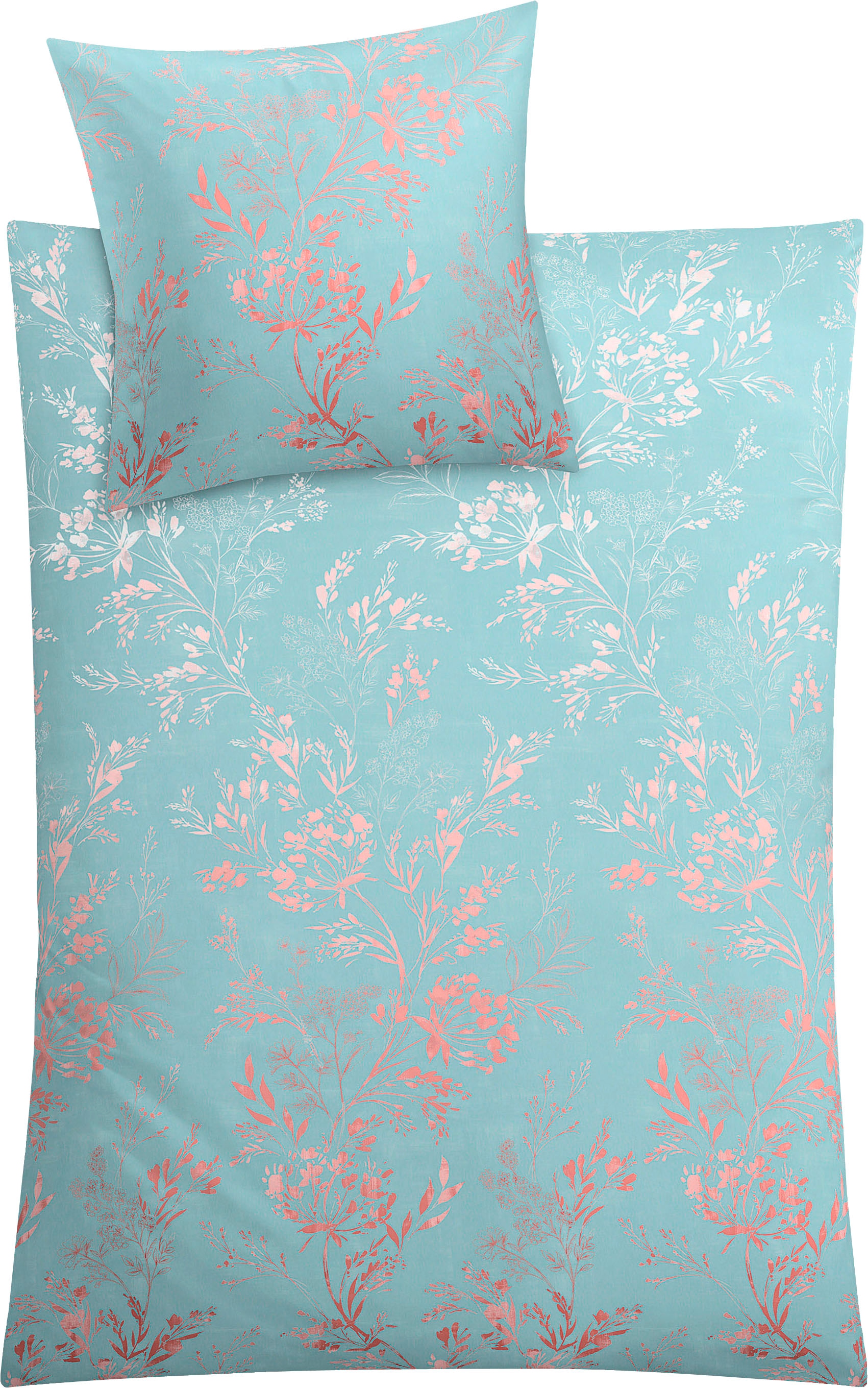 Kleine Wolke Bettwäsche "Kate in Gr. 135x200 oder 155x220 cm", (2 tlg.), Bettwäsche aus Baumwolle, elegante Bettwäsche m