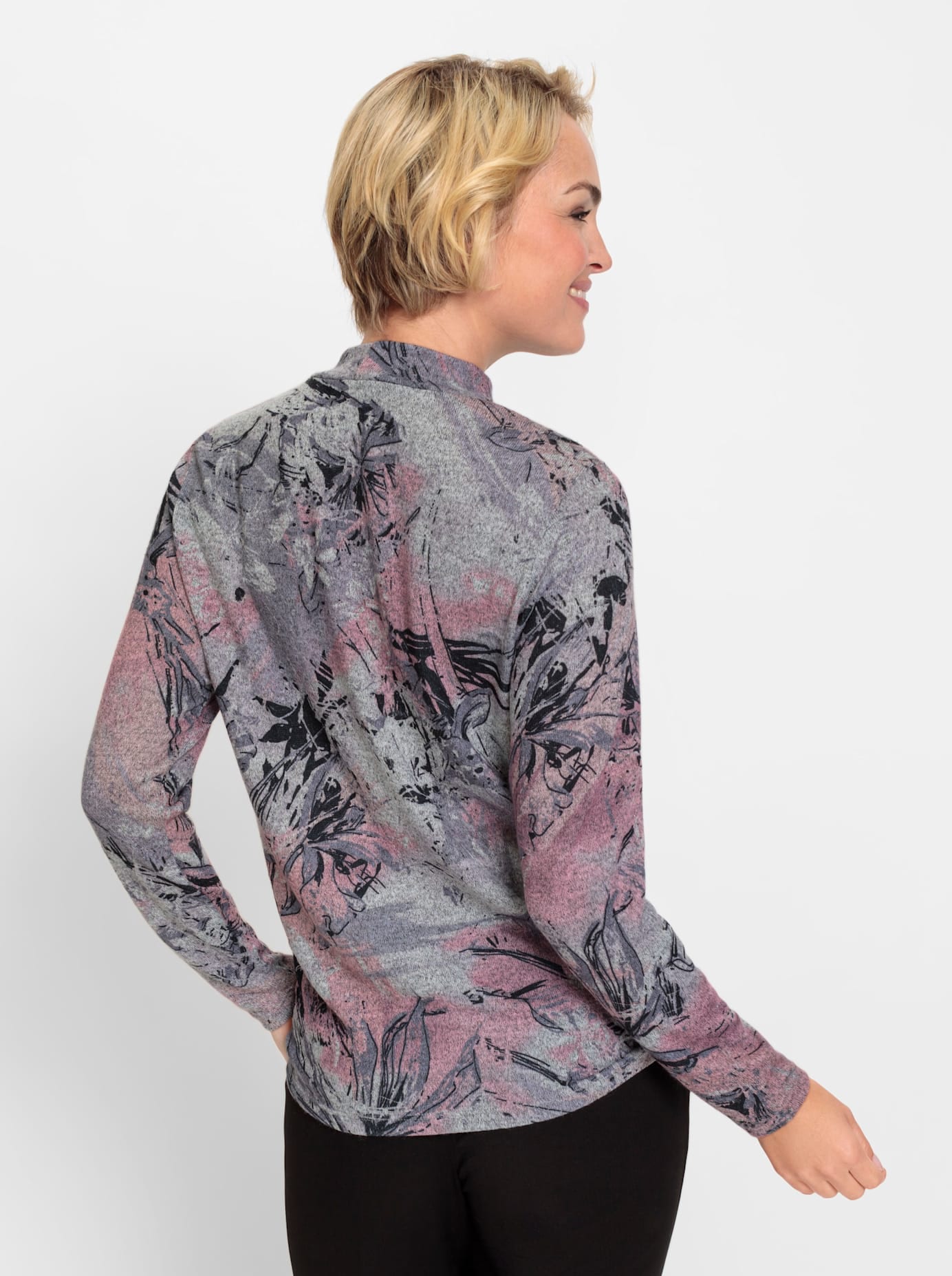 Classic Stehkragenshirt »Winter-Shirt«, (1 tlg.)
