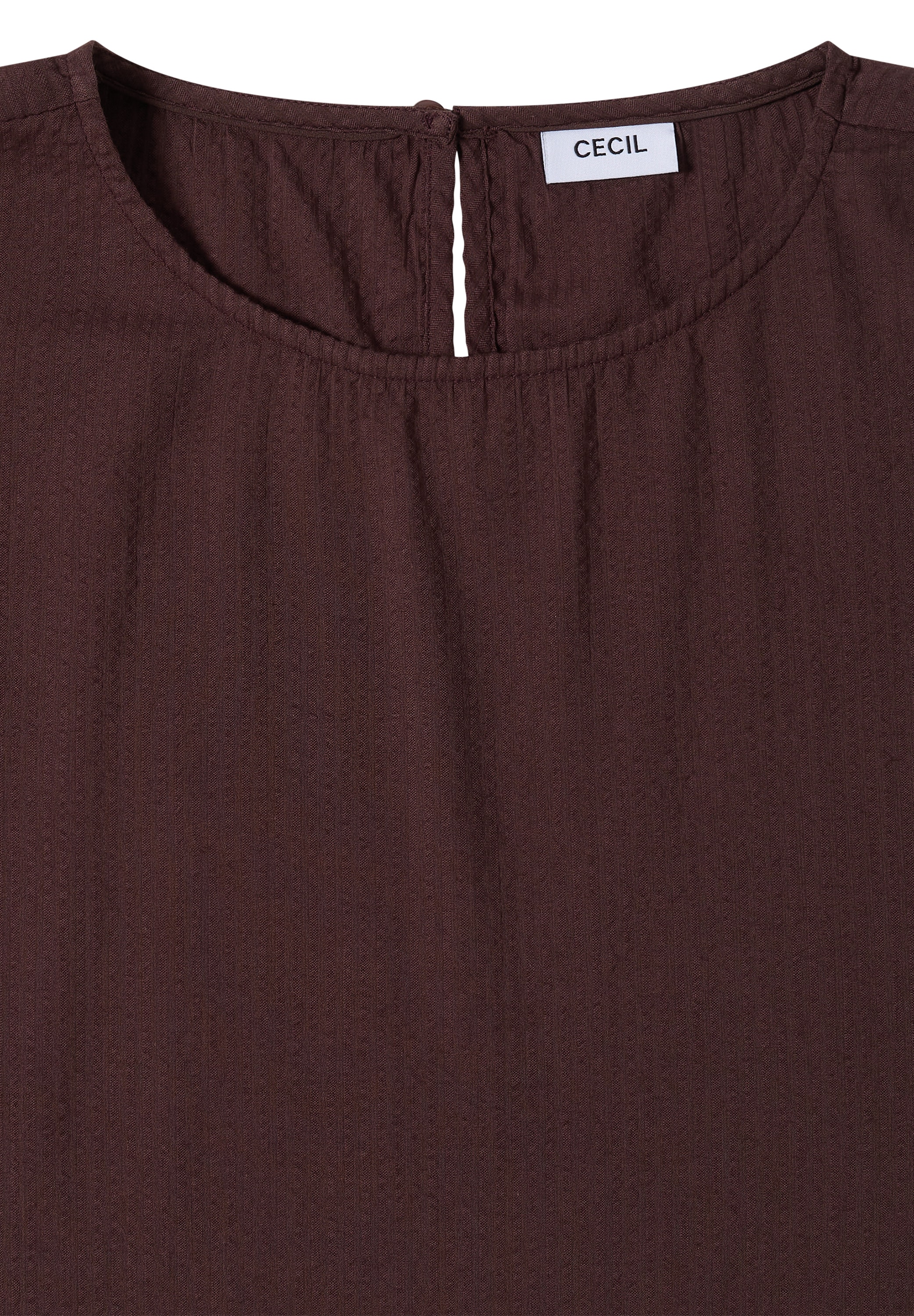 Cecil Shirtbluse mit Knotendetail am Saum