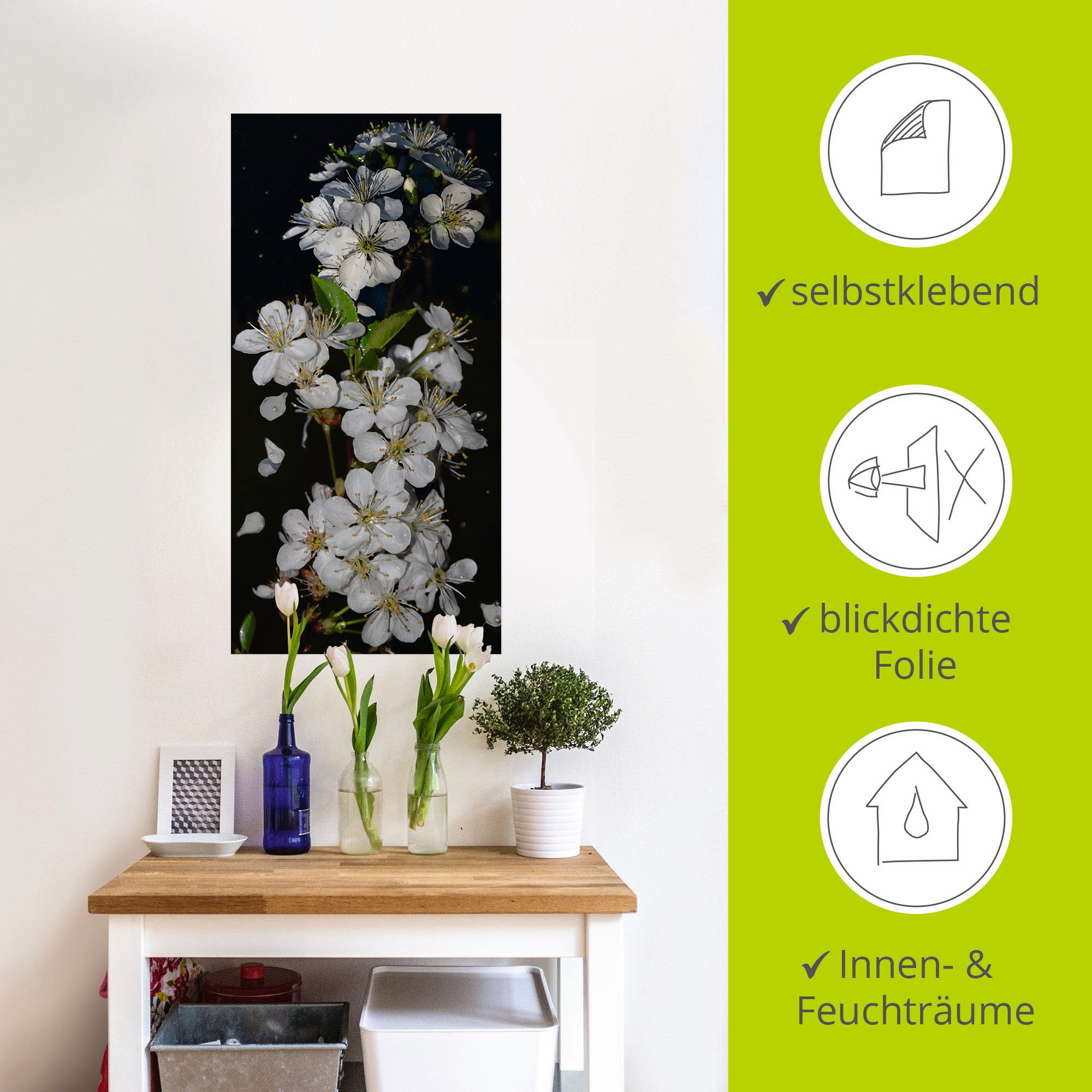 Artland Wandbild »Baumblüte«, Blumen, (1 St.), als Leinwandbild, Poster, Wandaufkleber in verschied. Größen