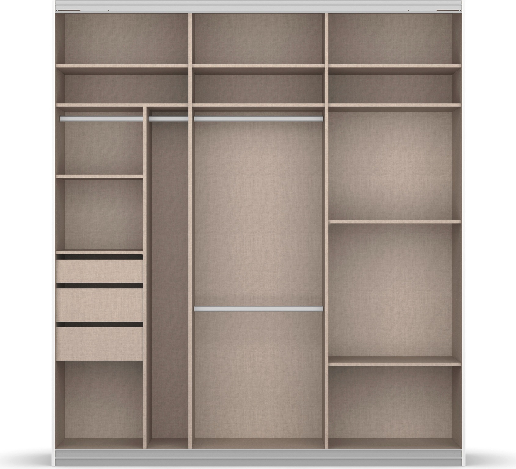 Thumbnail - rauch Schwebetürenschrank "Kleiderschrank Schrank Garderobe Wäscheschrank Ankleide OTELI" Breiten 203/271/315/360 cm Höh...