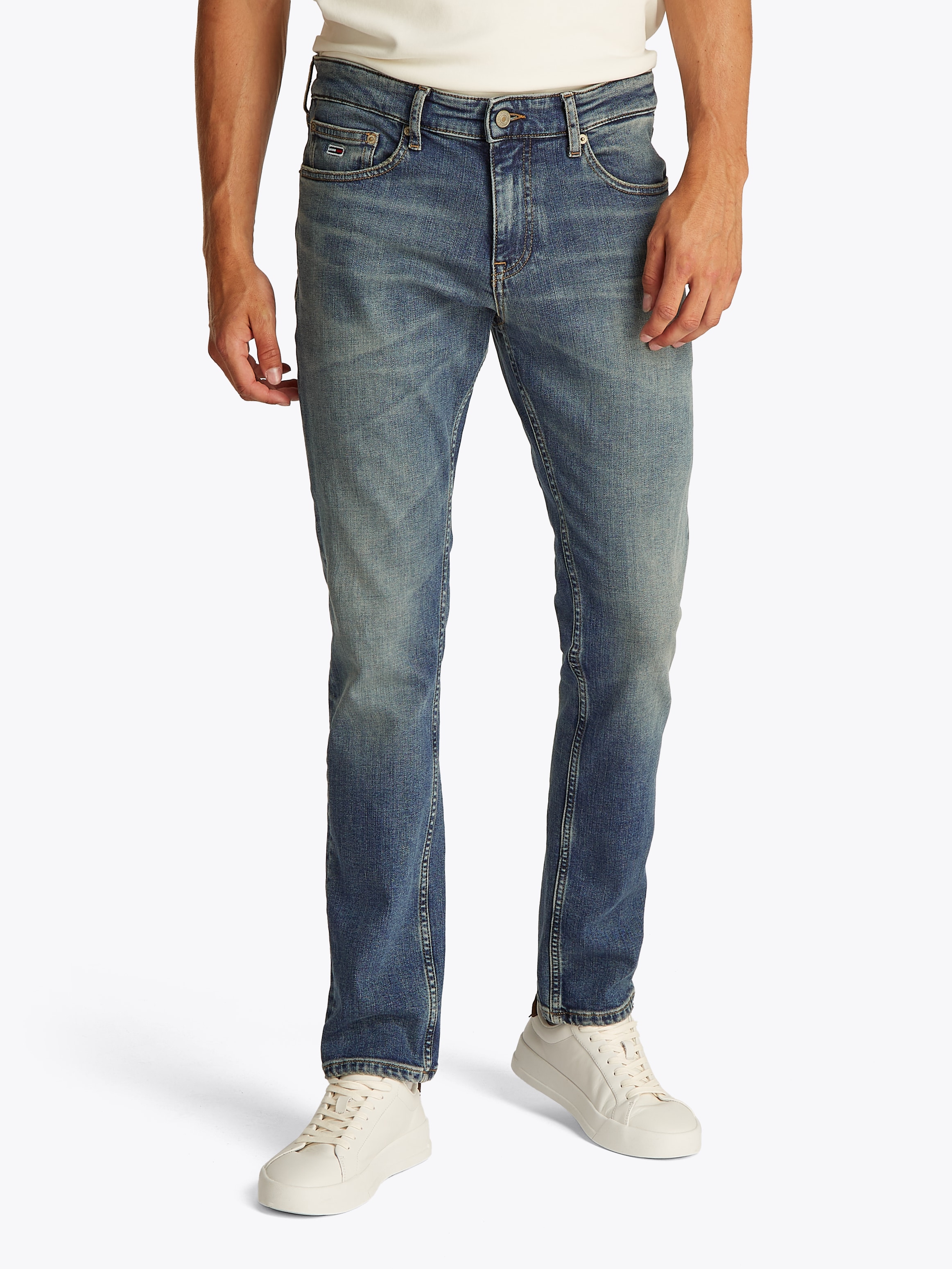 Tommy Jeans Slim-fit-Jeans "Scanton Slim Denim", Mit Gürtelschlaufen günstig online kaufen