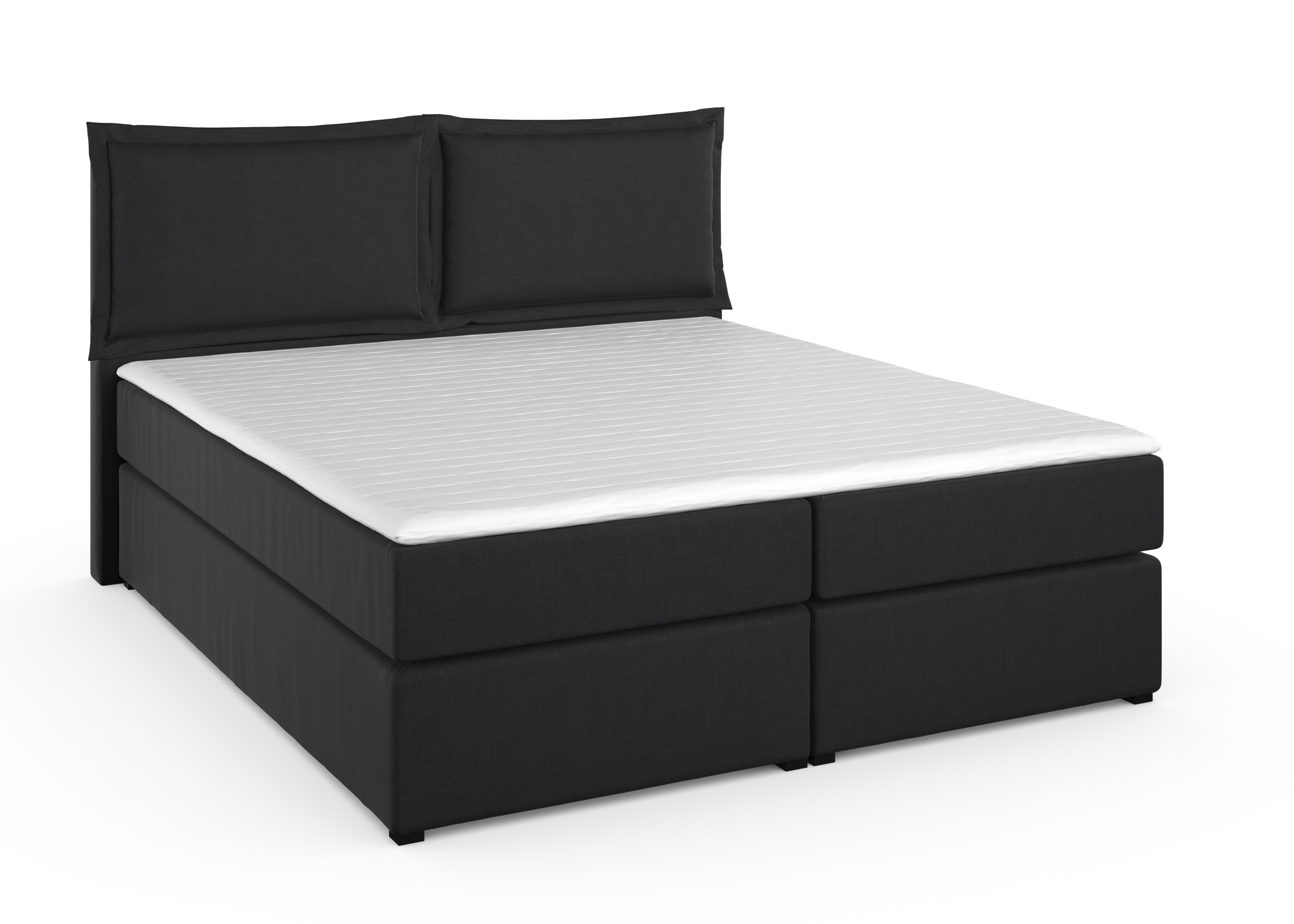 Home affaire Boxspringbett »Lysann«, 5fach verstellbares Kopfteil, in 4 Breiten, 3 Matratzenarten