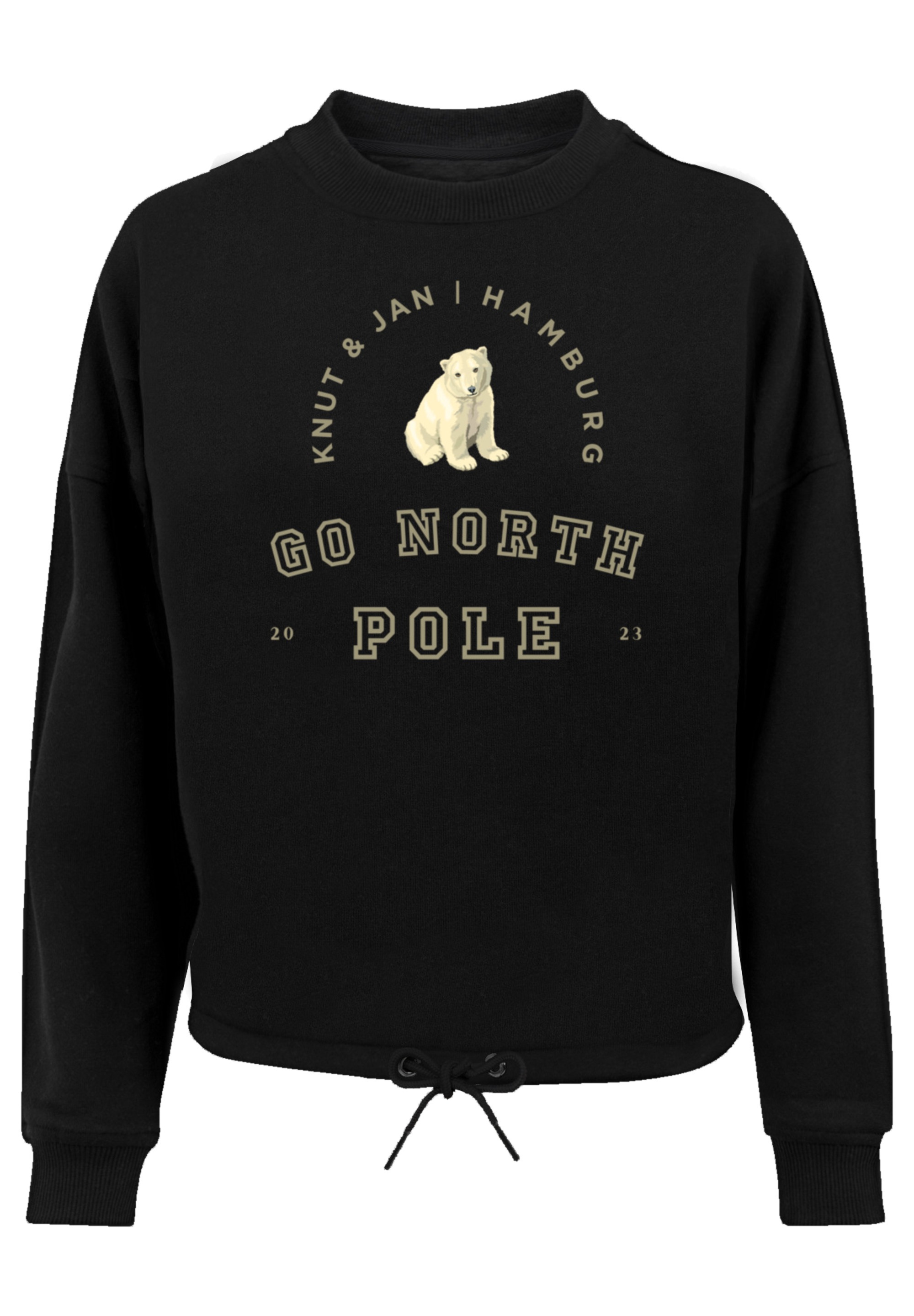 F4NT4STIC Sweatshirt »Eisbär Knut & Jan Hamburg«, Print