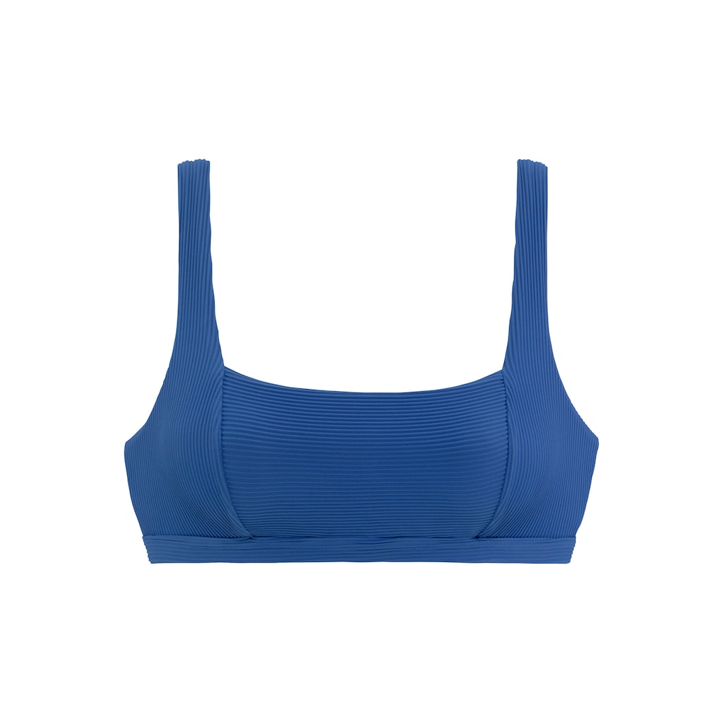 Marken Sunseeker Sunseeker Bustier-Bikini-Top »Fancy«, aus Strukturware blau