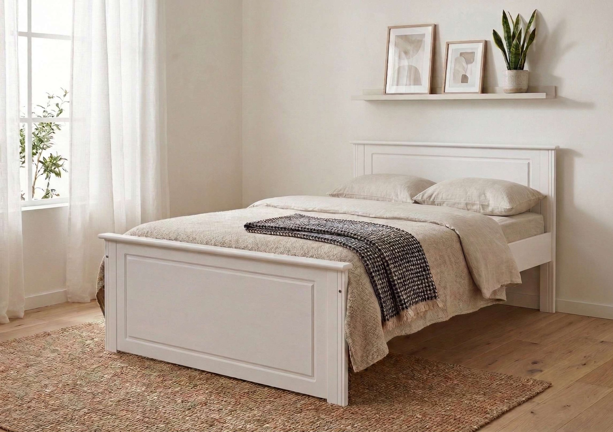 OTTO home Massivholzbett "Hugo, FSC zertifiziert, Landhausstil, zeitlos und edel" auch als Super Sparset inklusive Schubkästen, Stauraumbett, extra belastbar, Made in EU, viele Breiten