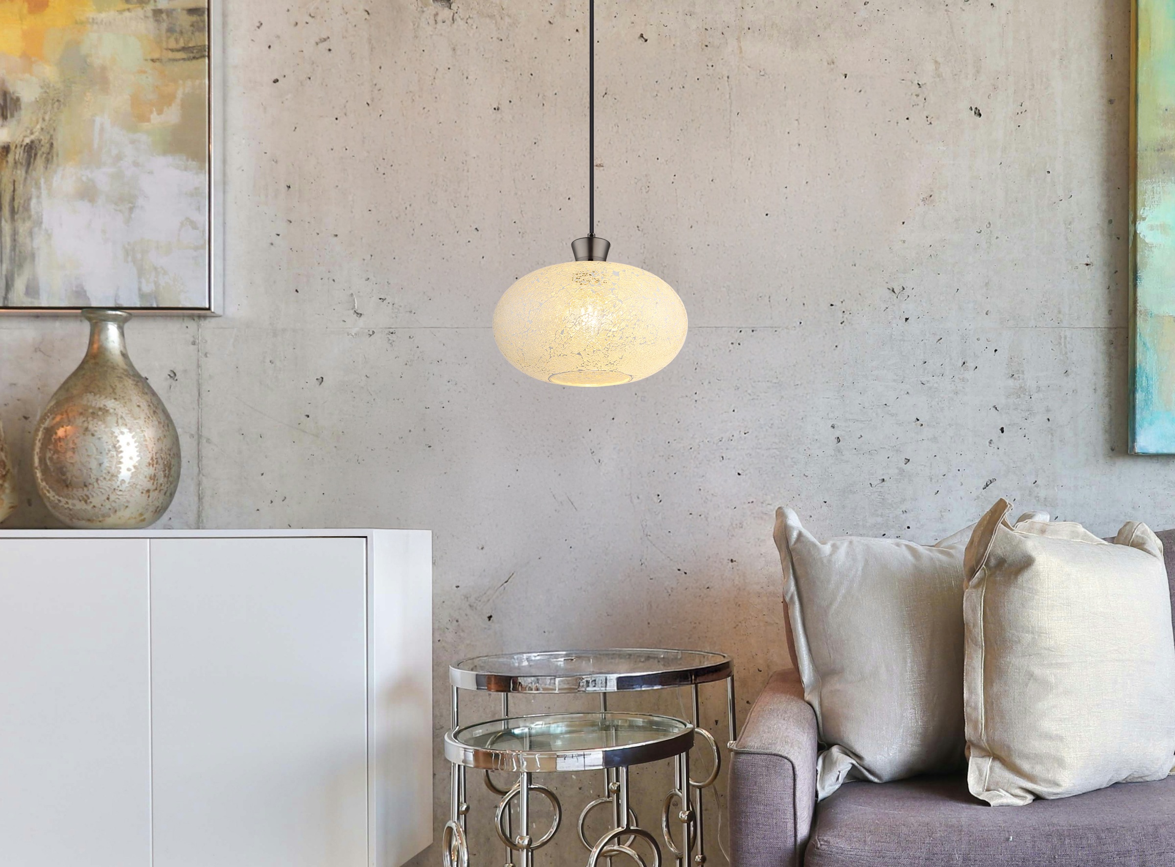 GLOBO LIGHTING Hängeleuchte »BROKANA« E27 1 Stk. Hängeleuchte für Esszimmer Mosaik modern