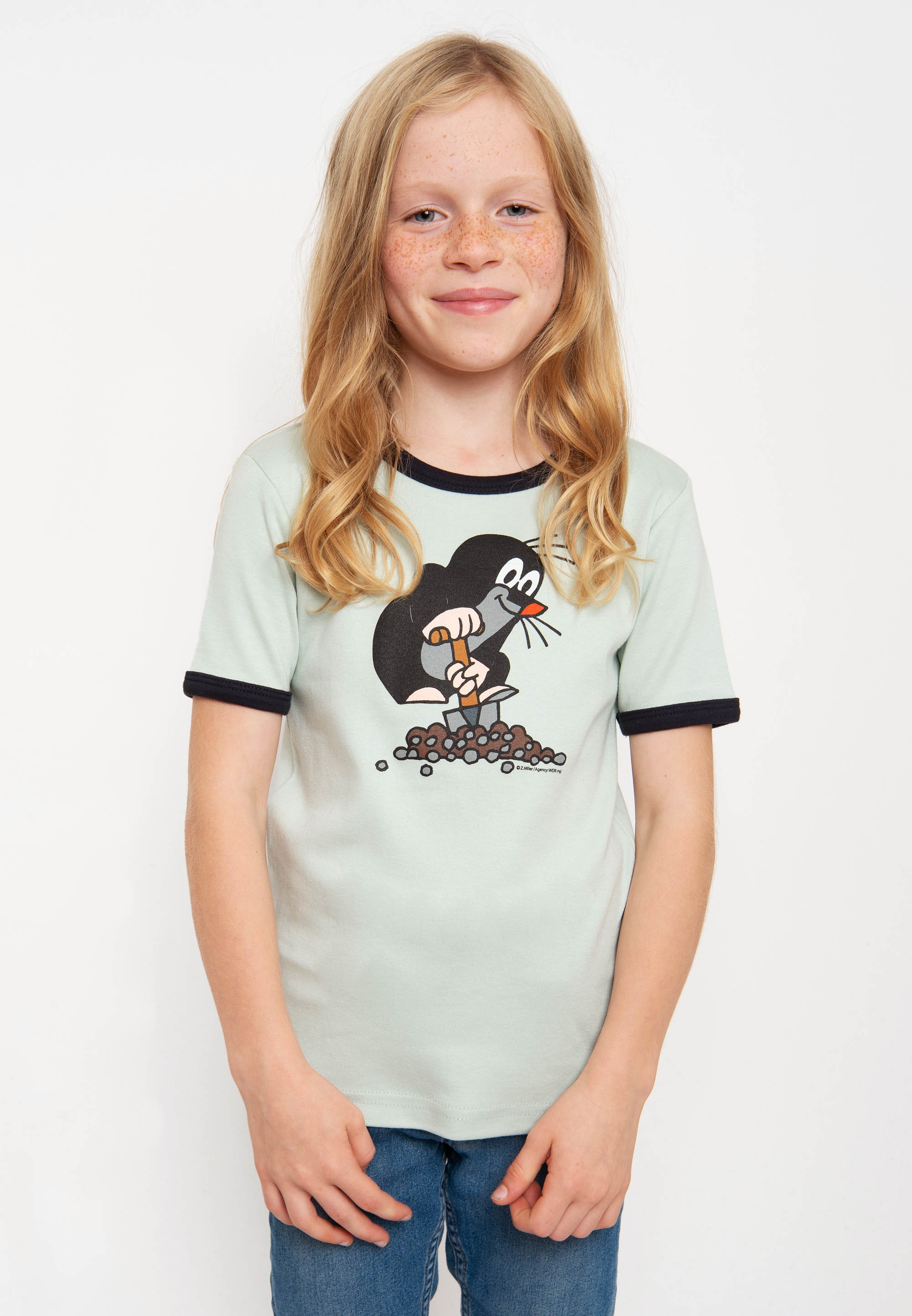 LOGOSHIRT T-Shirt »Der Kleine Maulwurf«, niedlichem mit | online BAUR Frontdruck kaufen