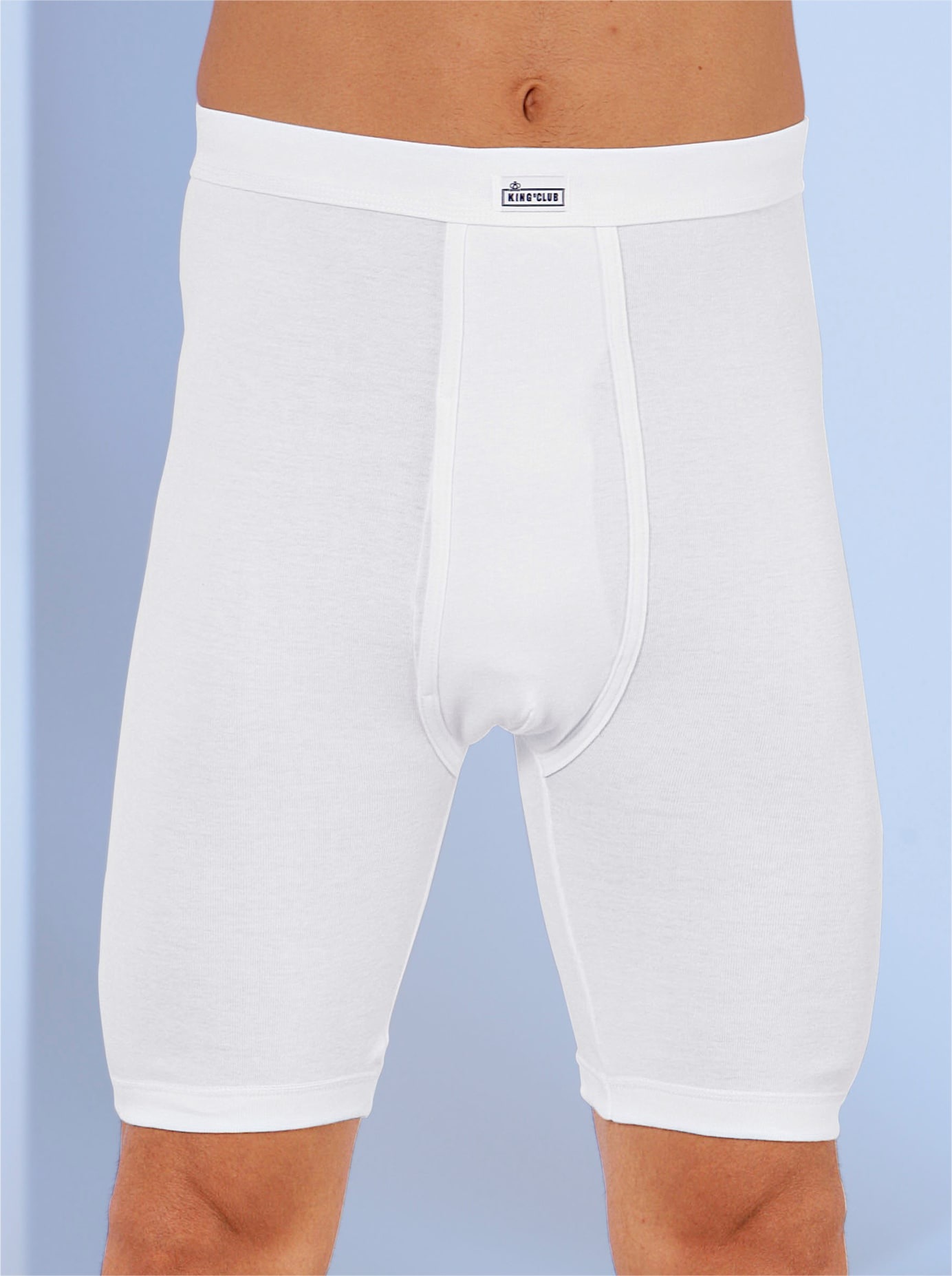 KINGS CLUB Herren Schlüpfer, Gr. 10, weiß, 100% Baumwolle, Unterhosen