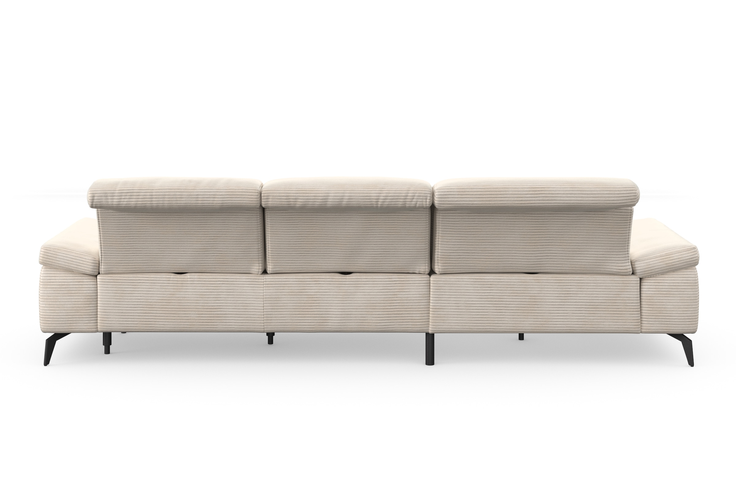 sit&more »Cabana L-Form« Recamiere, wahlweise mit Sitztiefen-, Armlehnen- und Kopfteilfunktion