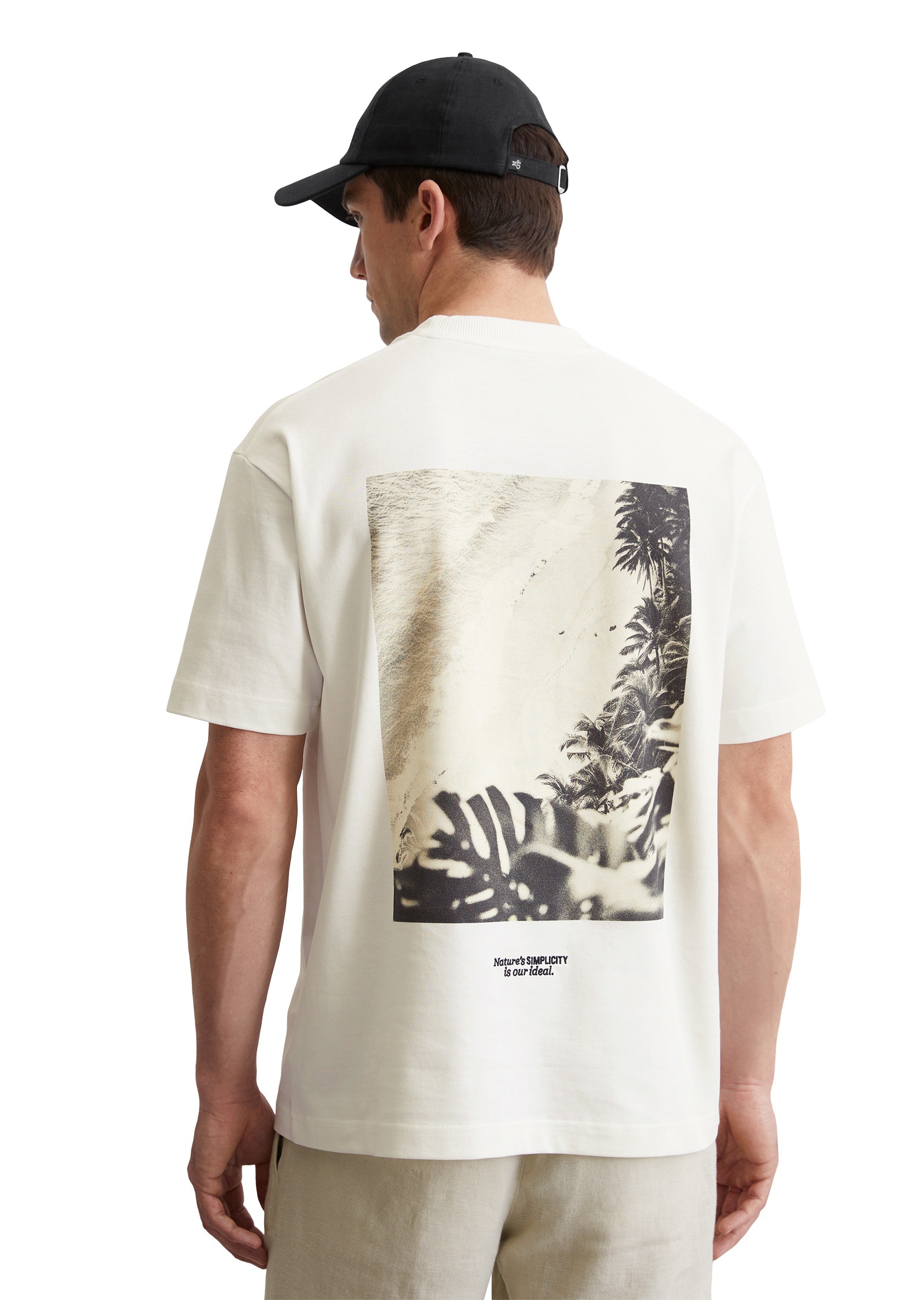 Marc O'Polo T-Shirt »mit großem Rückenprint«