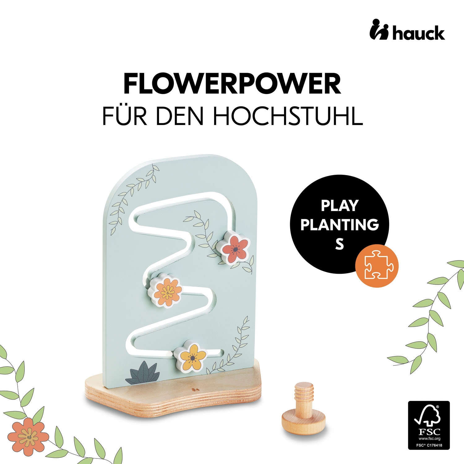 Hauck Motorikbrett »Play Planting S Flowers«, FSC® - schützt Wald - weltweit