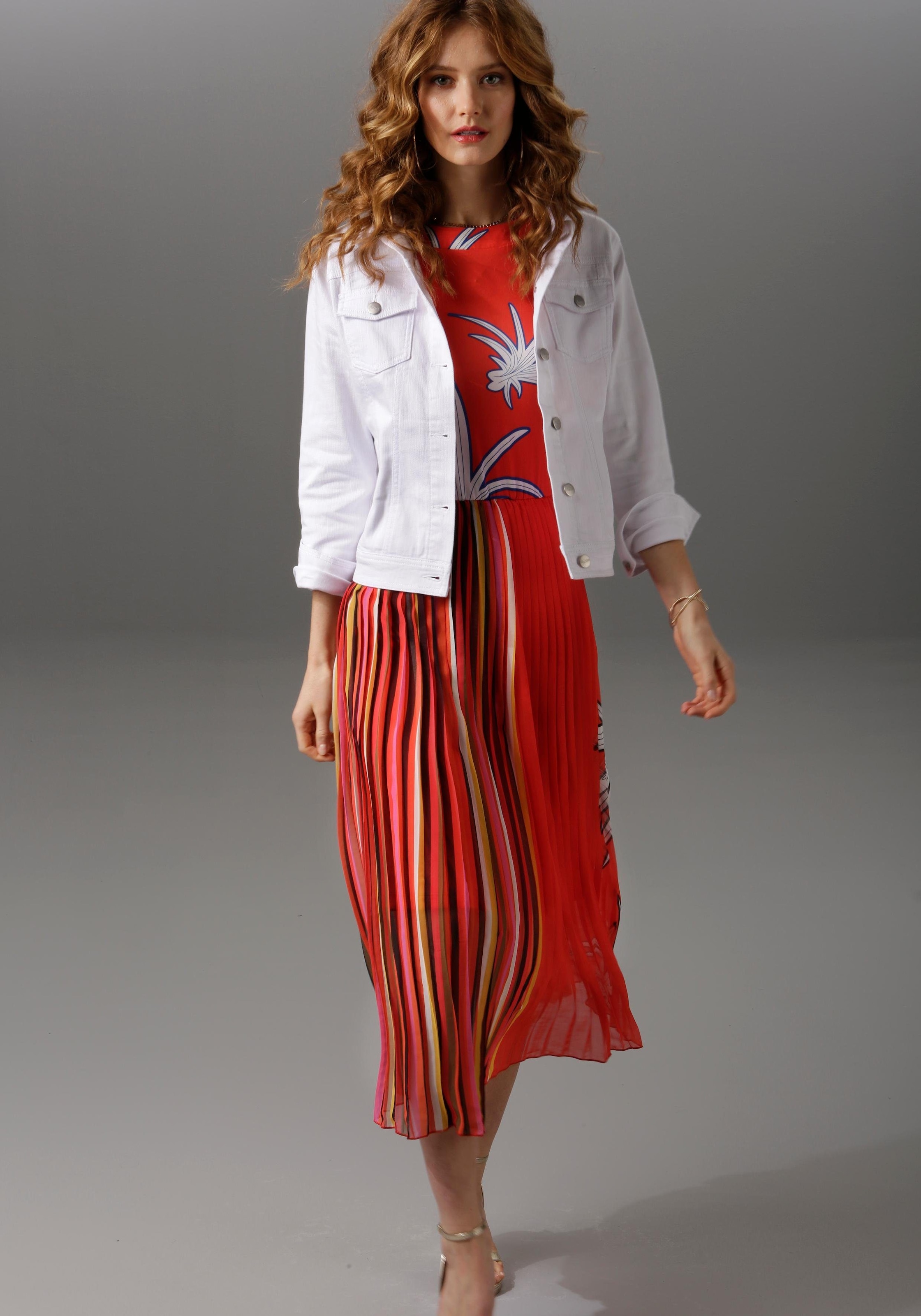 Aniston CASUAL Jeansjacke mit Manschette BAUR online kaufen 