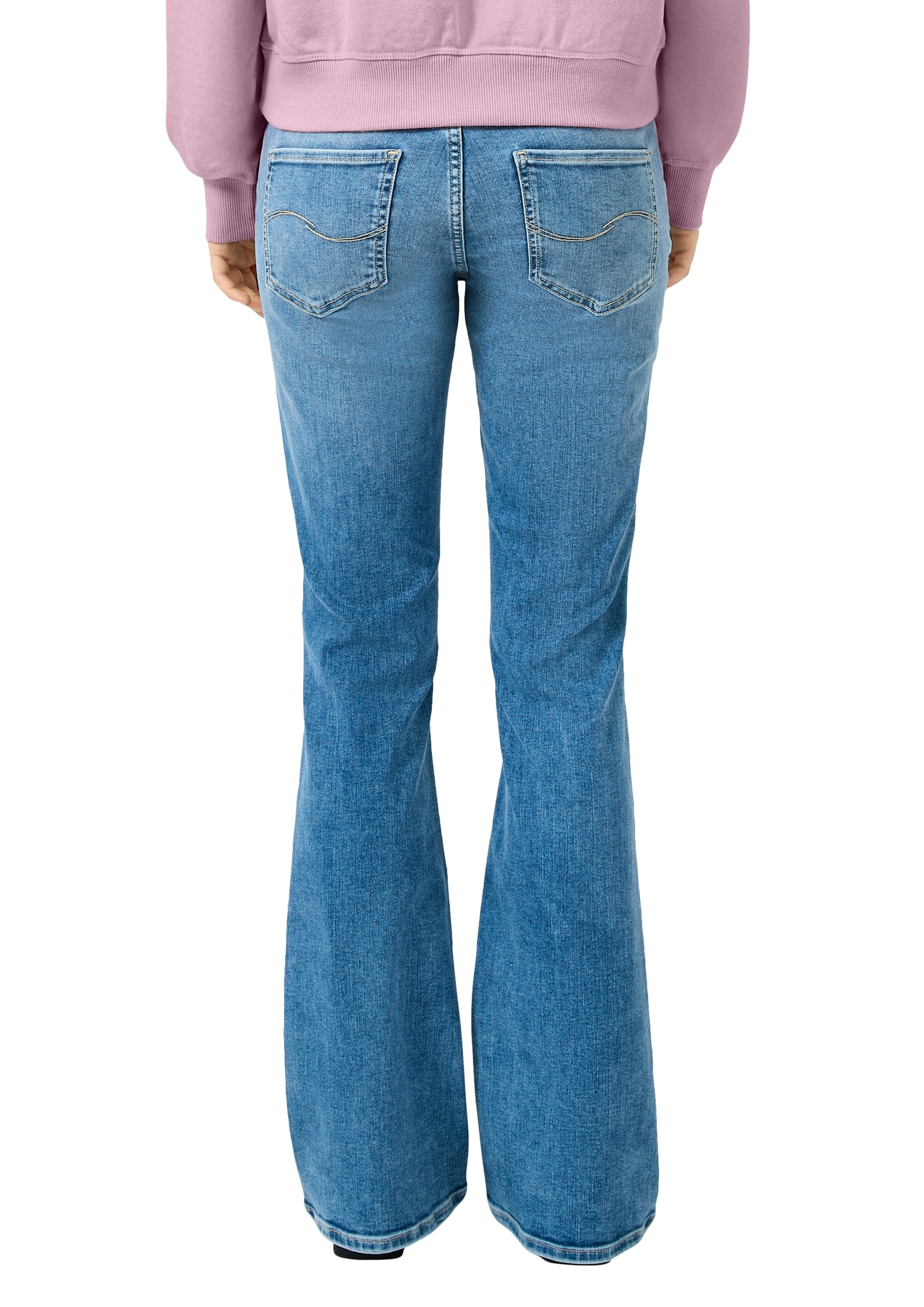 QS Schlagjeans mit Schlag und Stretch